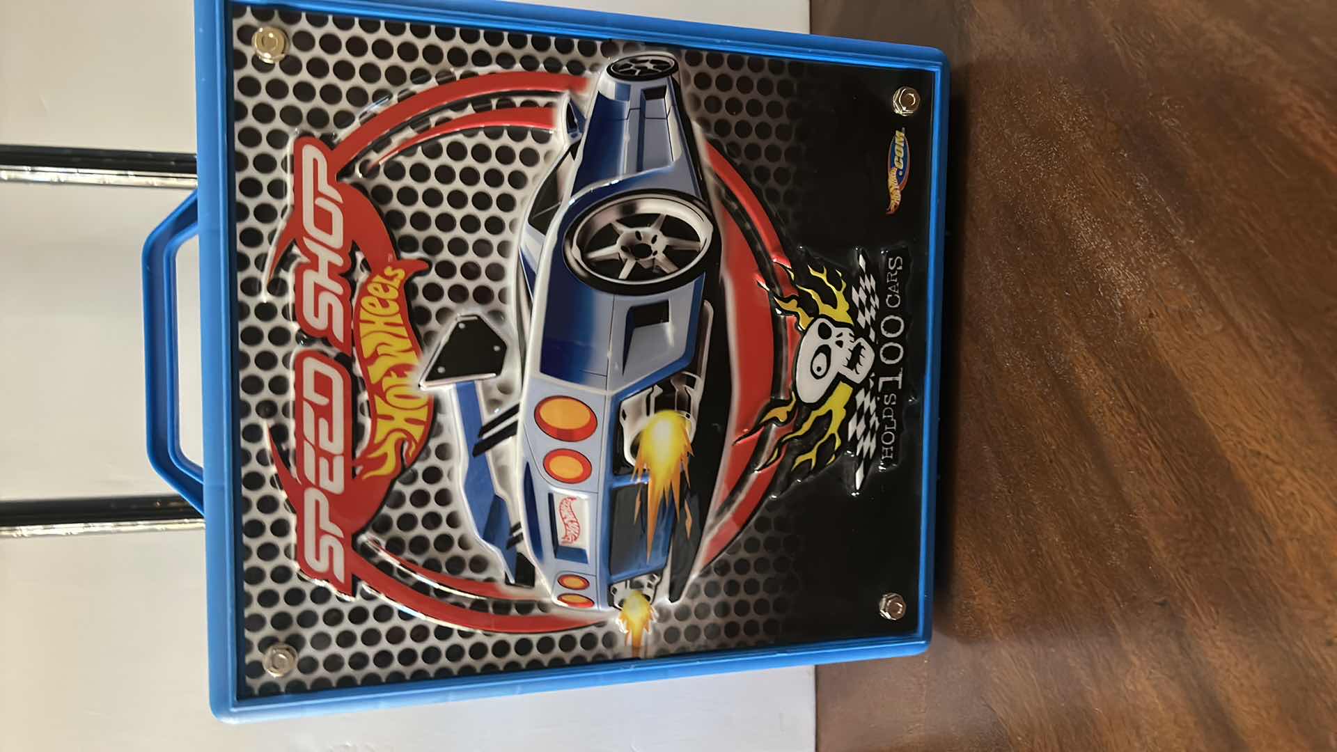 Photo 2 of COLLECTIBLE TOYS - HOT WHEELS CARS IN SPEED SHOP CARRYING CASE HOLDS 100 CARS