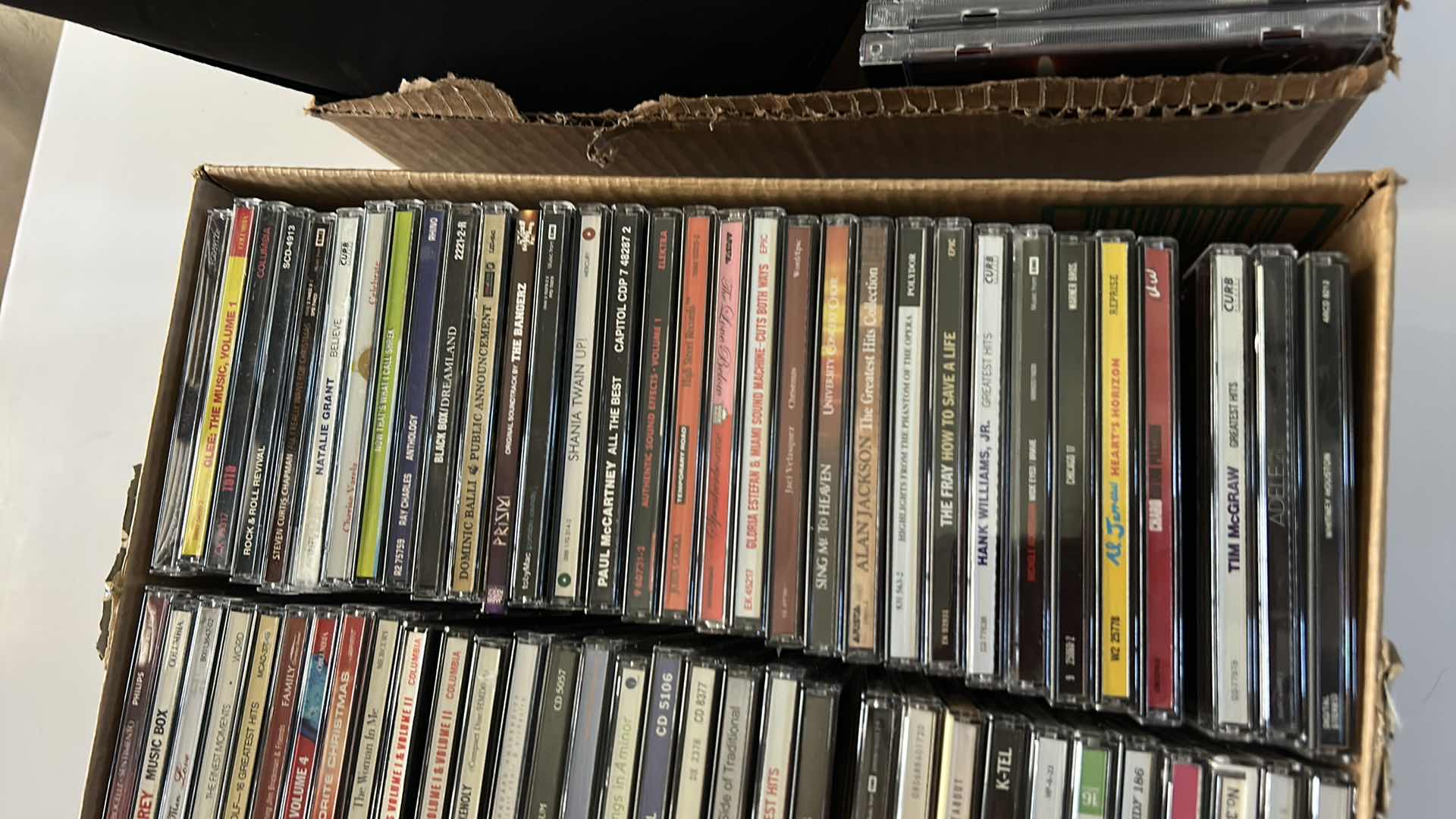 Photo 3 of 2 - BOXES OF CD'S AND CD CASE)