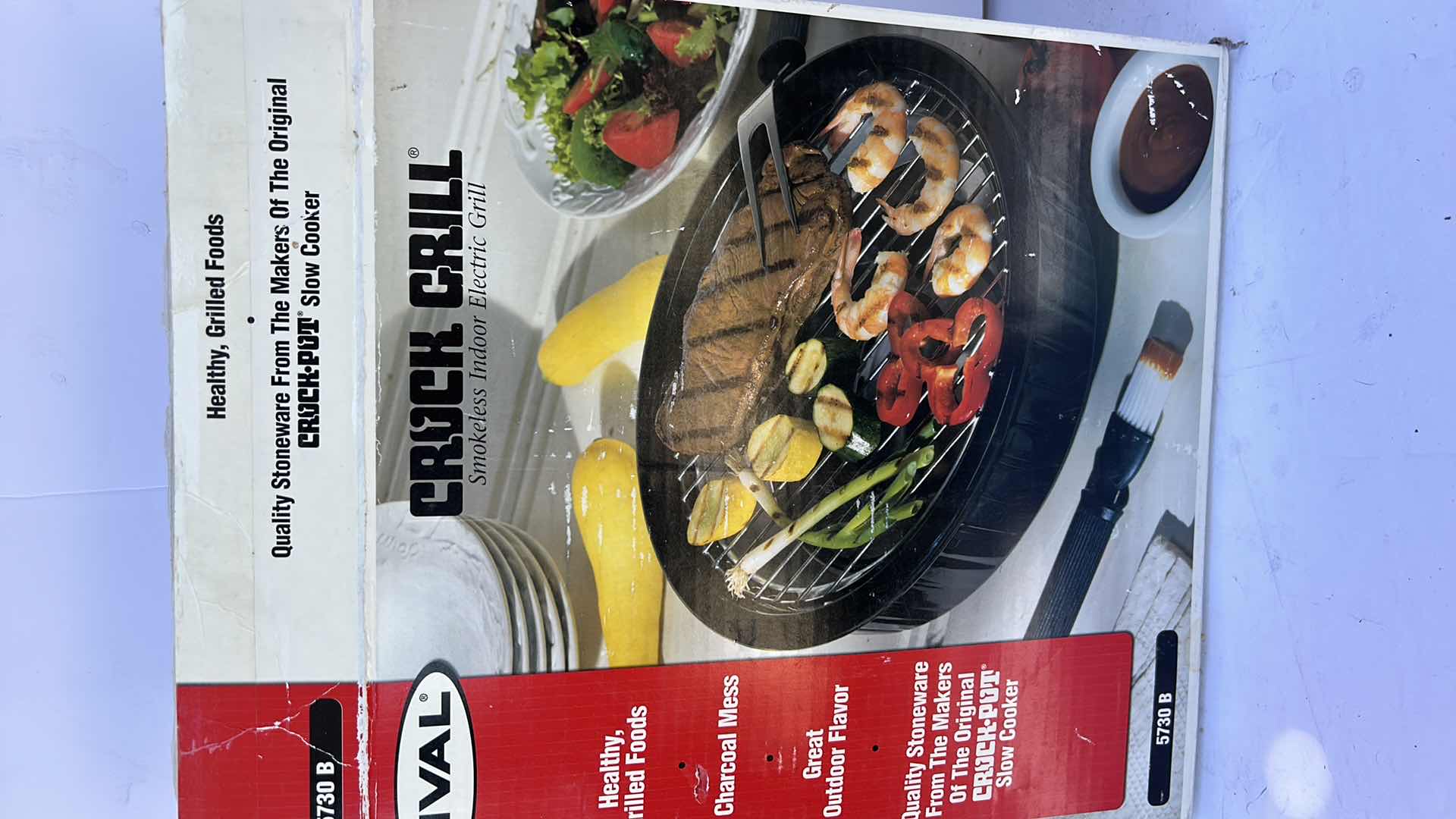 Photo 5 of RIVAL CROCK GRILL SMOKELESS INDOOR GRILL