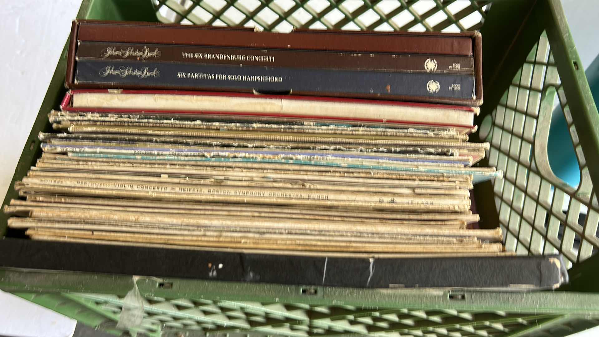 Photo 1 of CRATE OF VINTAGE ALBUMS