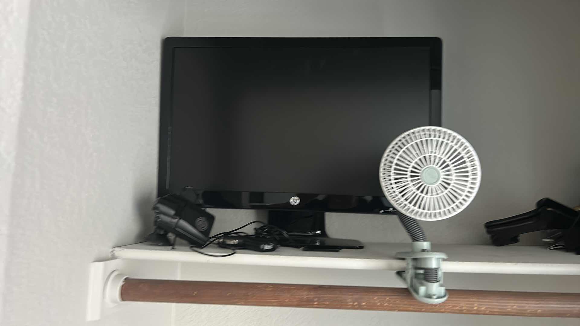 Photo 7 of ELECTRONICS- HP MONITOR/ CAR ATTACHMENT AND FAN