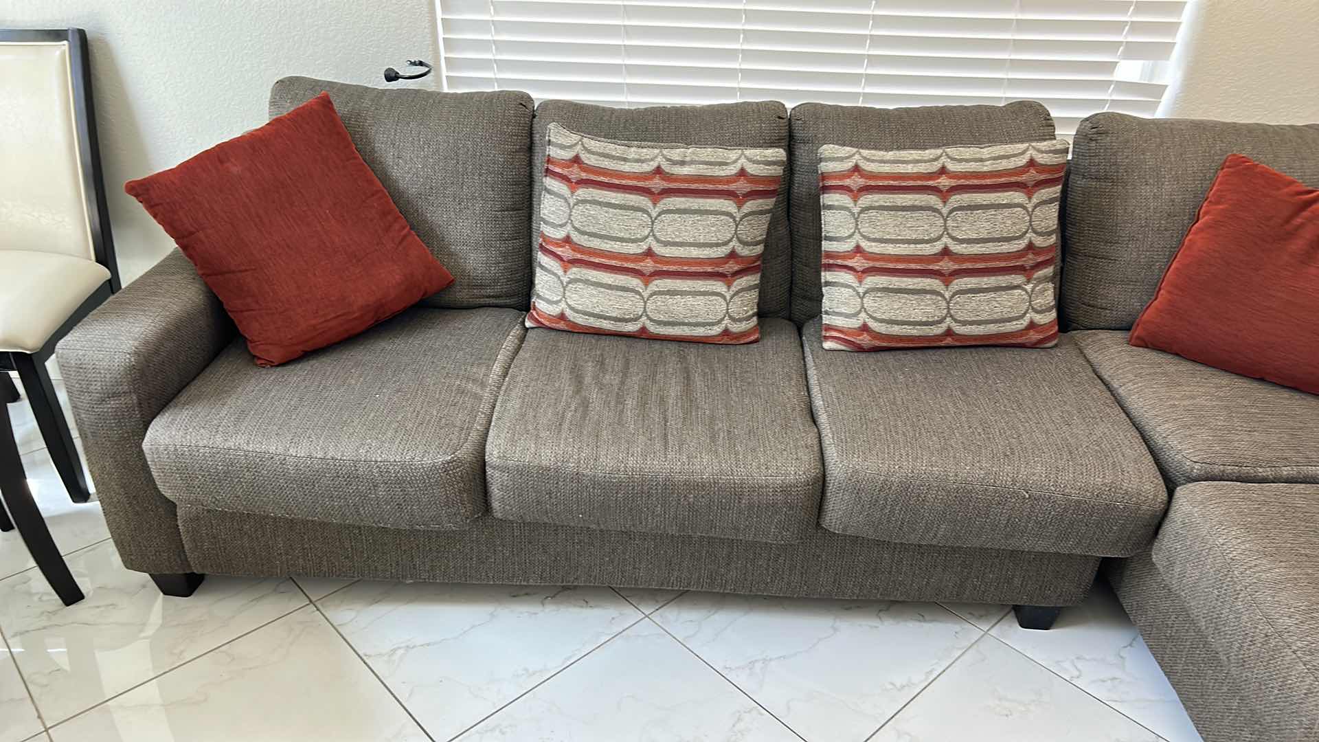 Photo 3 of GRAY SECTIONAL SOFA 10’ x 8’