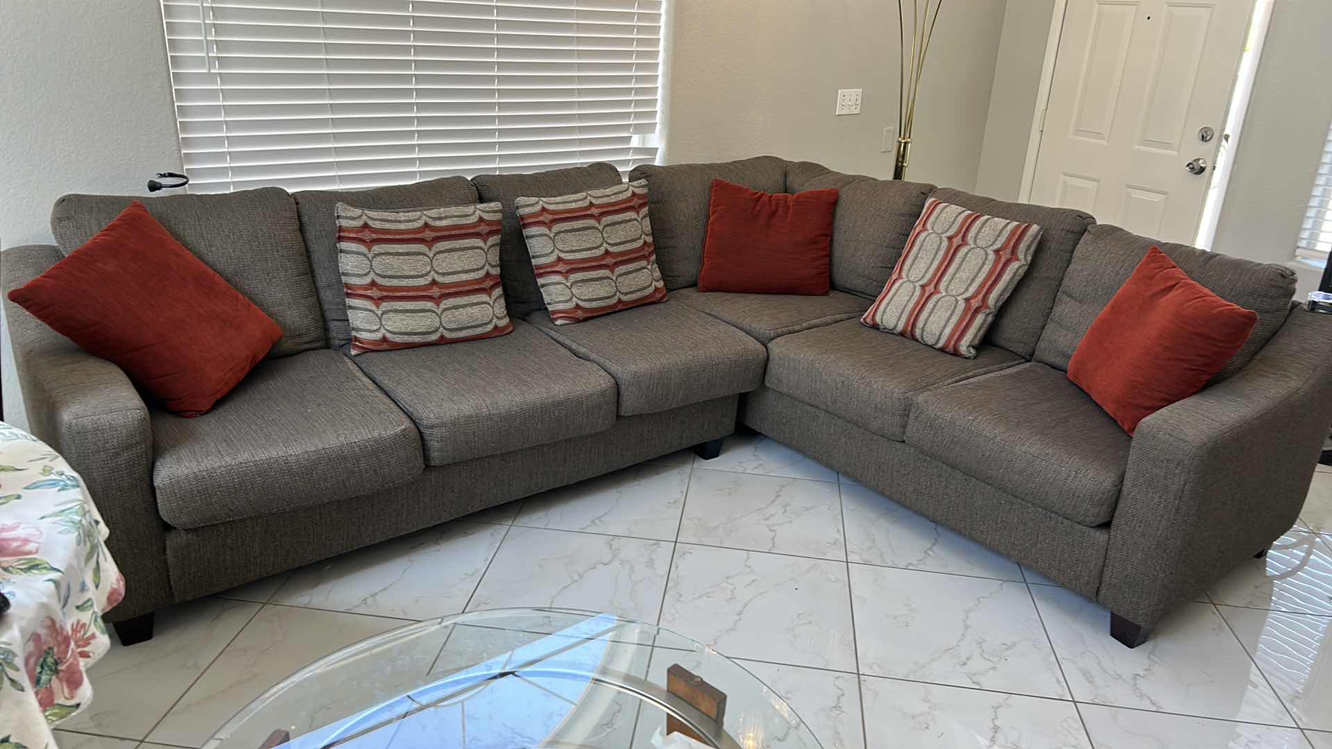 Photo 5 of GRAY SECTIONAL SOFA 10’ x 8’