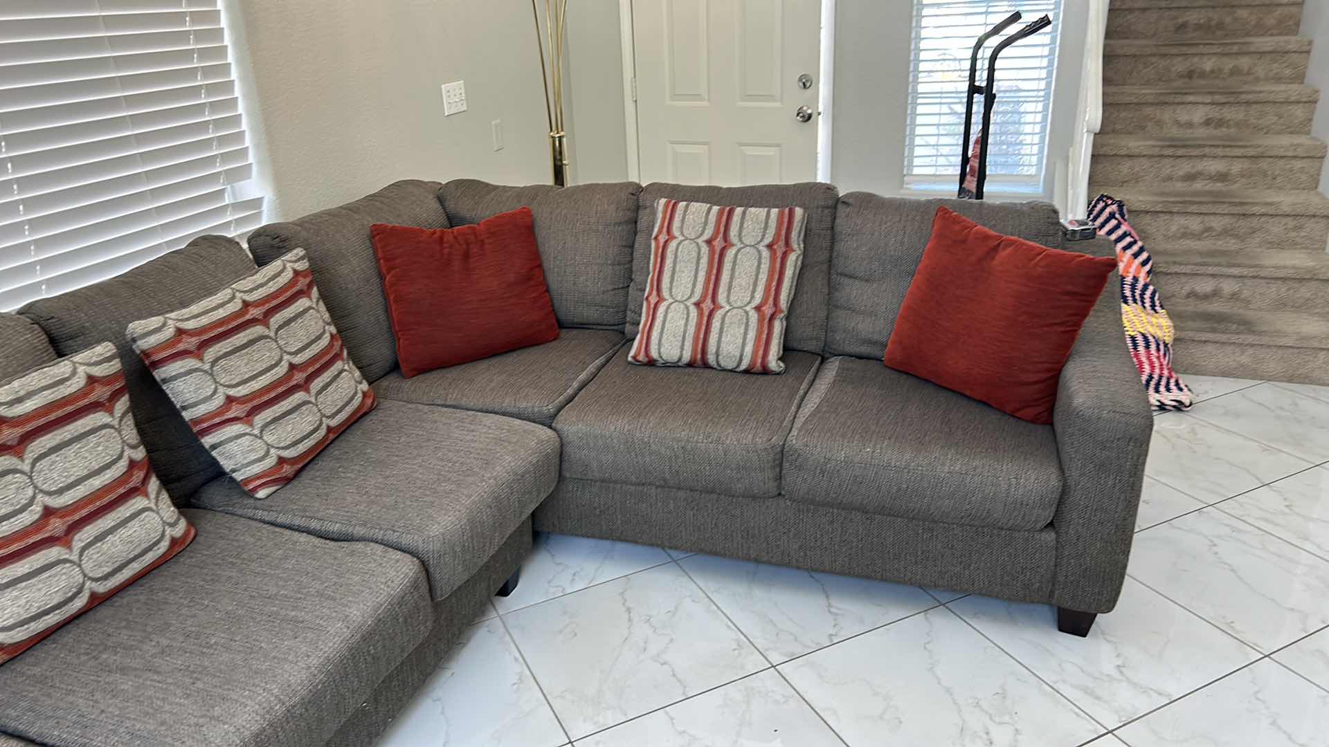 Photo 2 of GRAY SECTIONAL SOFA 10’ x 8’