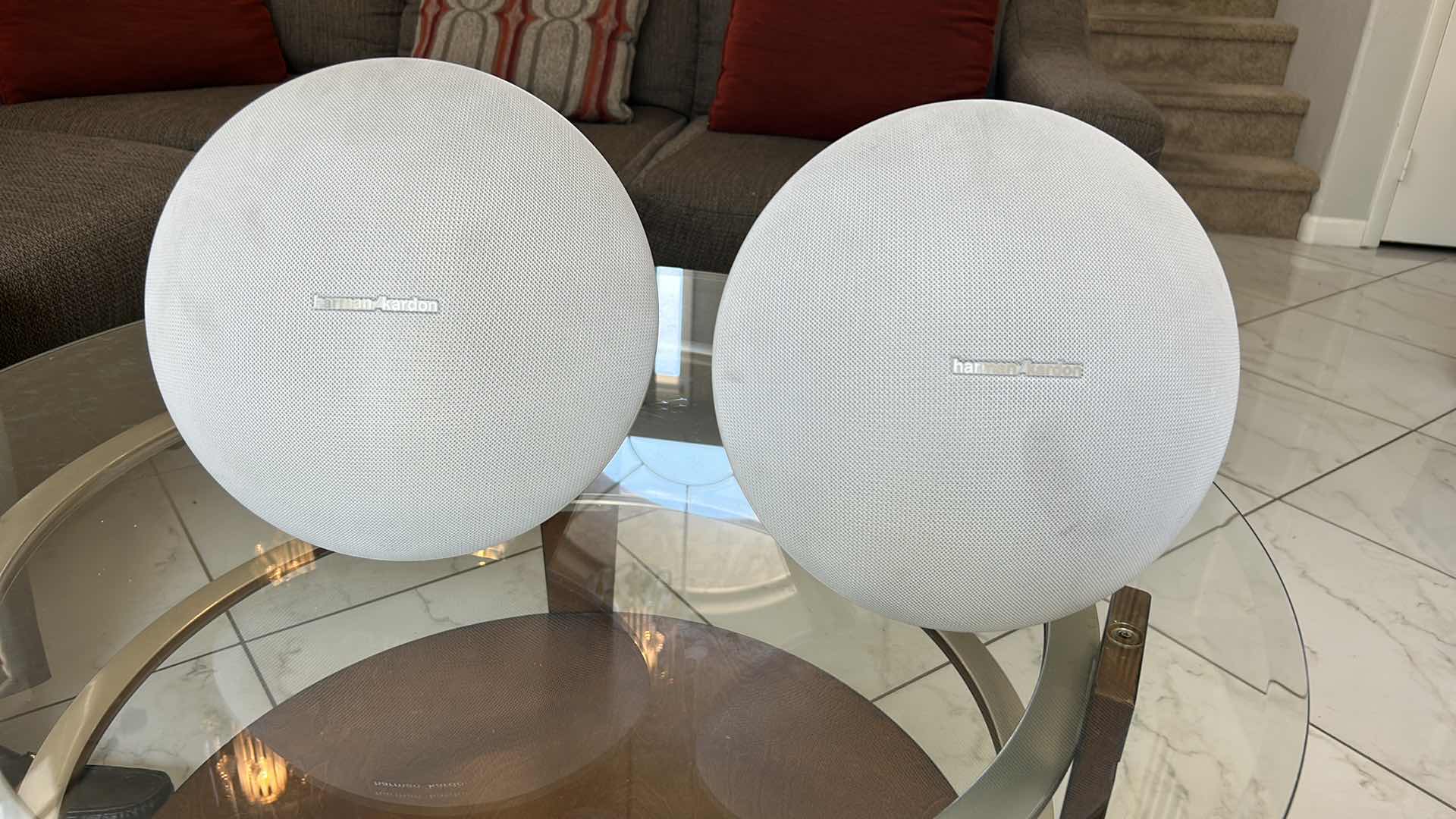 Photo 6 of 2-  12” ROUND HARMAN KARDON SPEAKERS