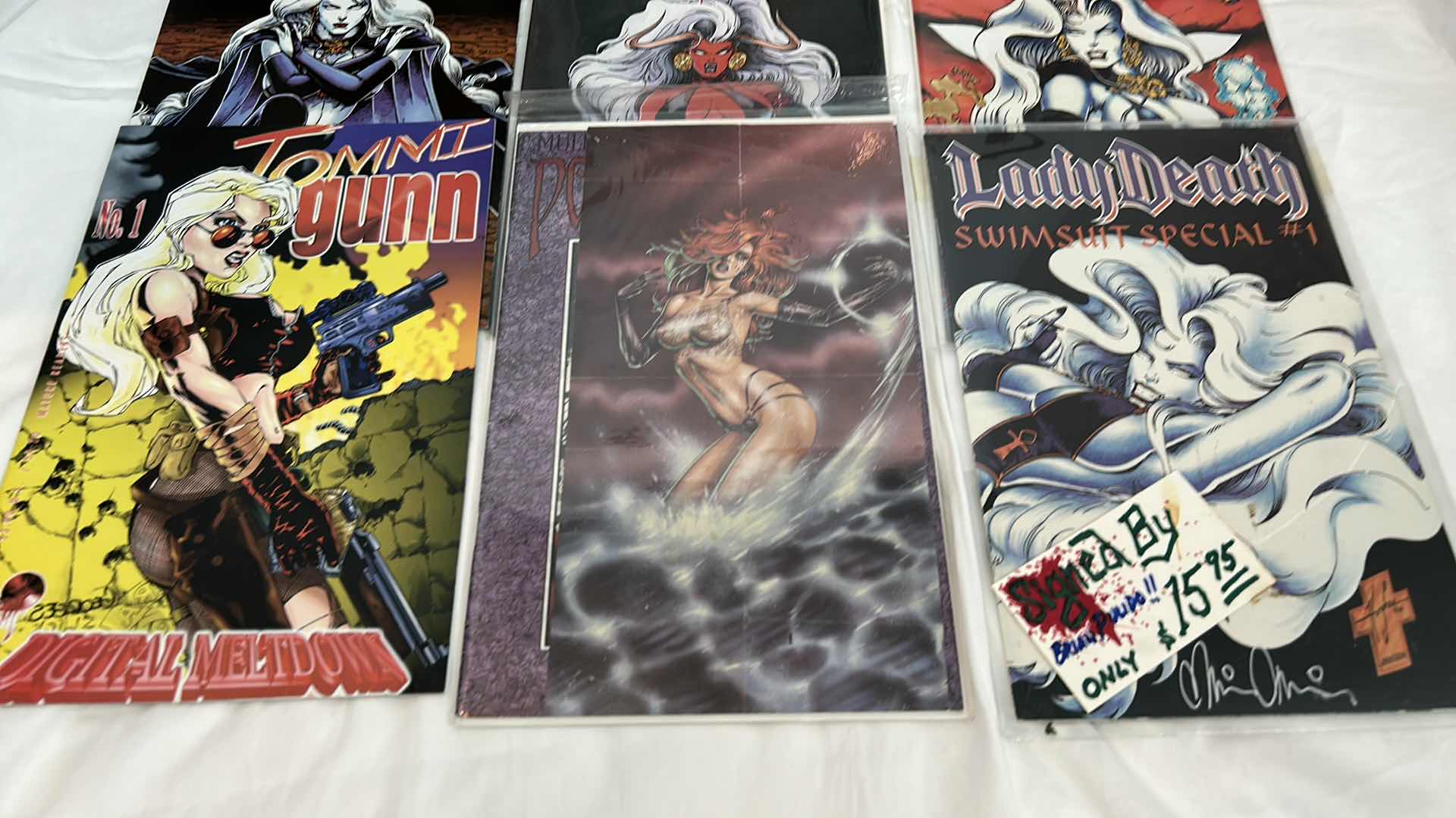 Photo 4 of COMIC BOOKS - MATURE AUDIENCE THEMED ( LADY DEATH SWIMSUIT SPECIAL SIGNED)