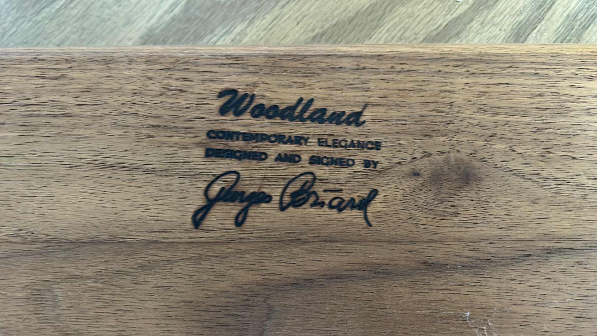 Photo 5 of SIGNED WOOD CHEESE BOARD 29” x 7 1/4”