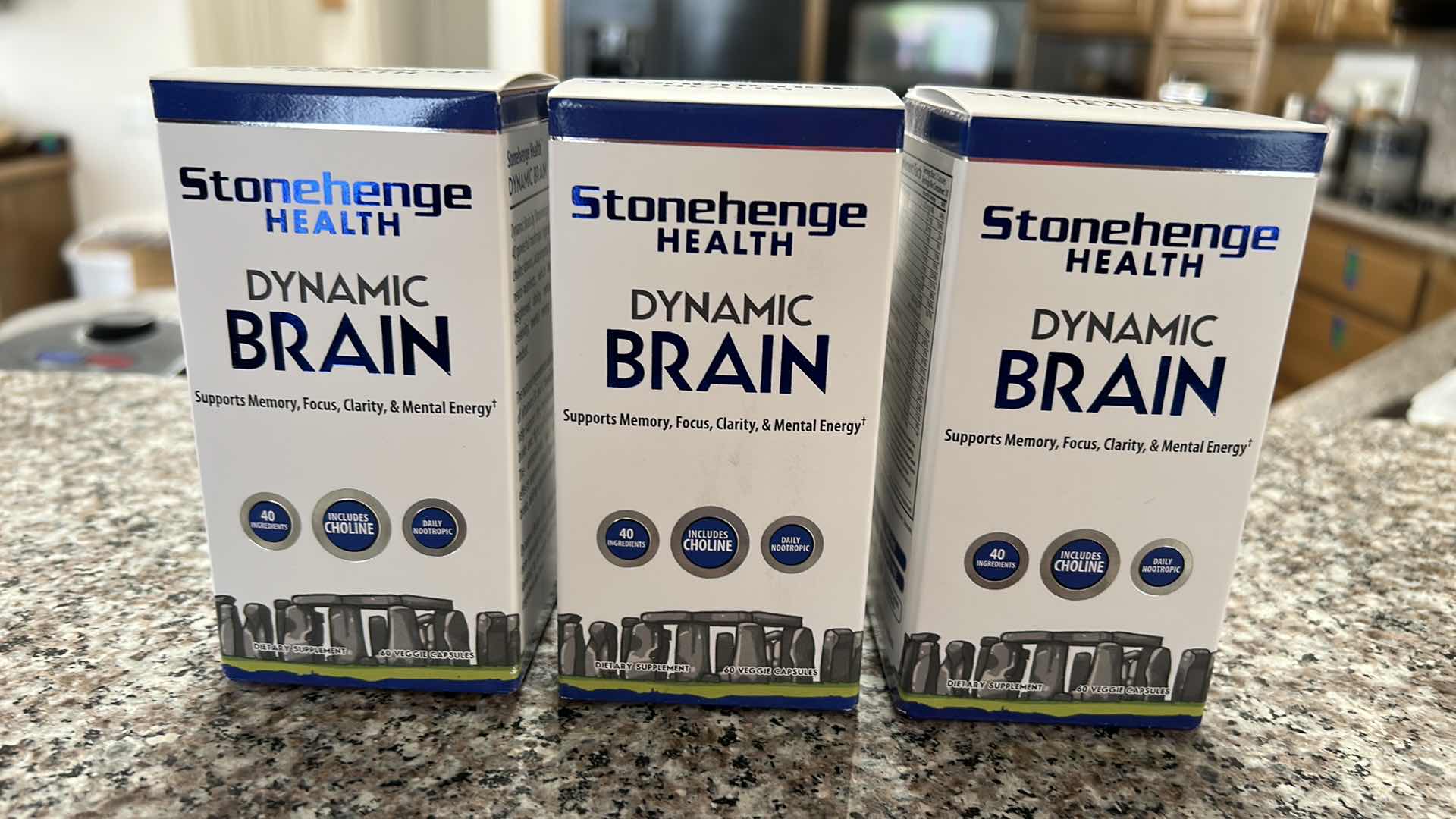 Photo 10 of 3 NEW SEALED STONEHEDGE HEALTH DYNAMIC BRAIN SUPPLEMENT