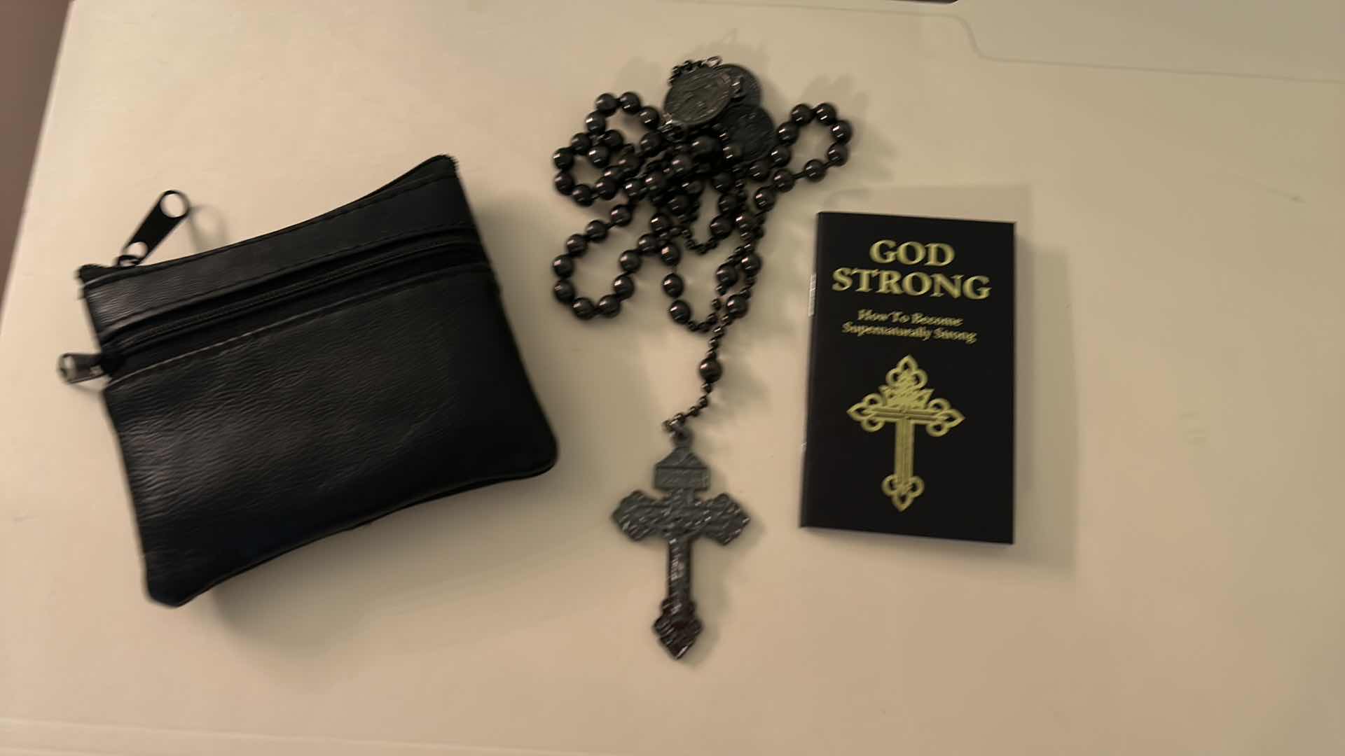 Photo 10 of ROSARY WITH LEATHER POUCH AND BOOKLETS
