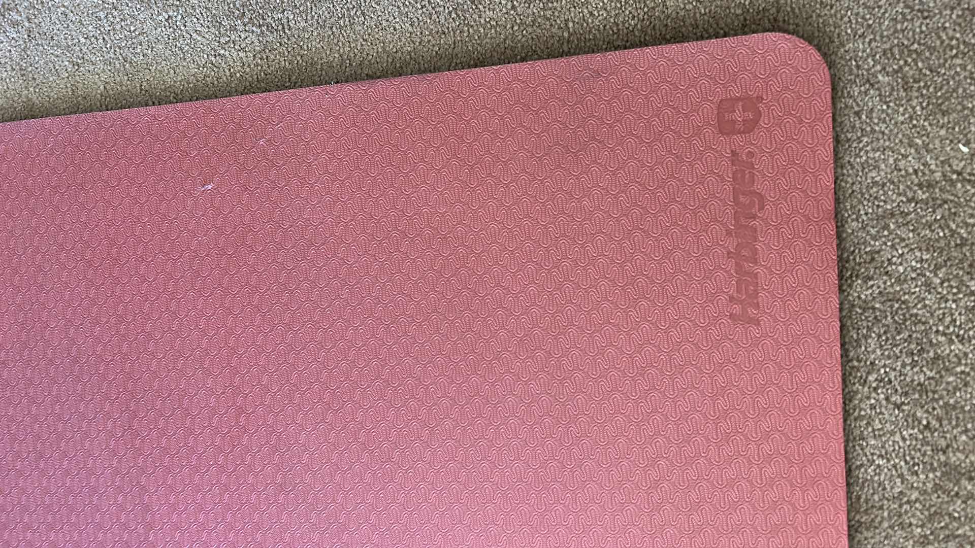 Photo 2 of EXERCISE MAT AND 2 5lb HAND WEIGHTS