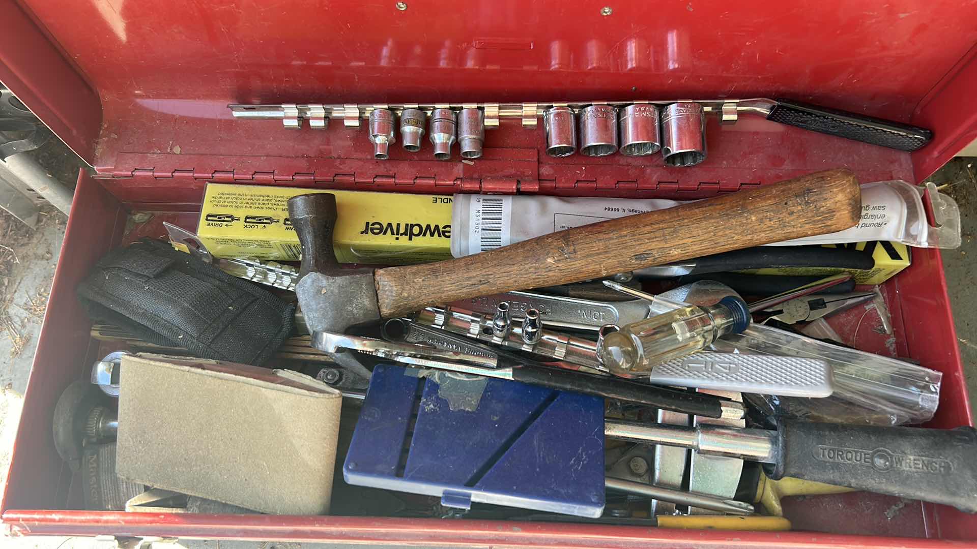 Photo 2 of CRAFTSMAN TOOL BOX WITH TOOLS