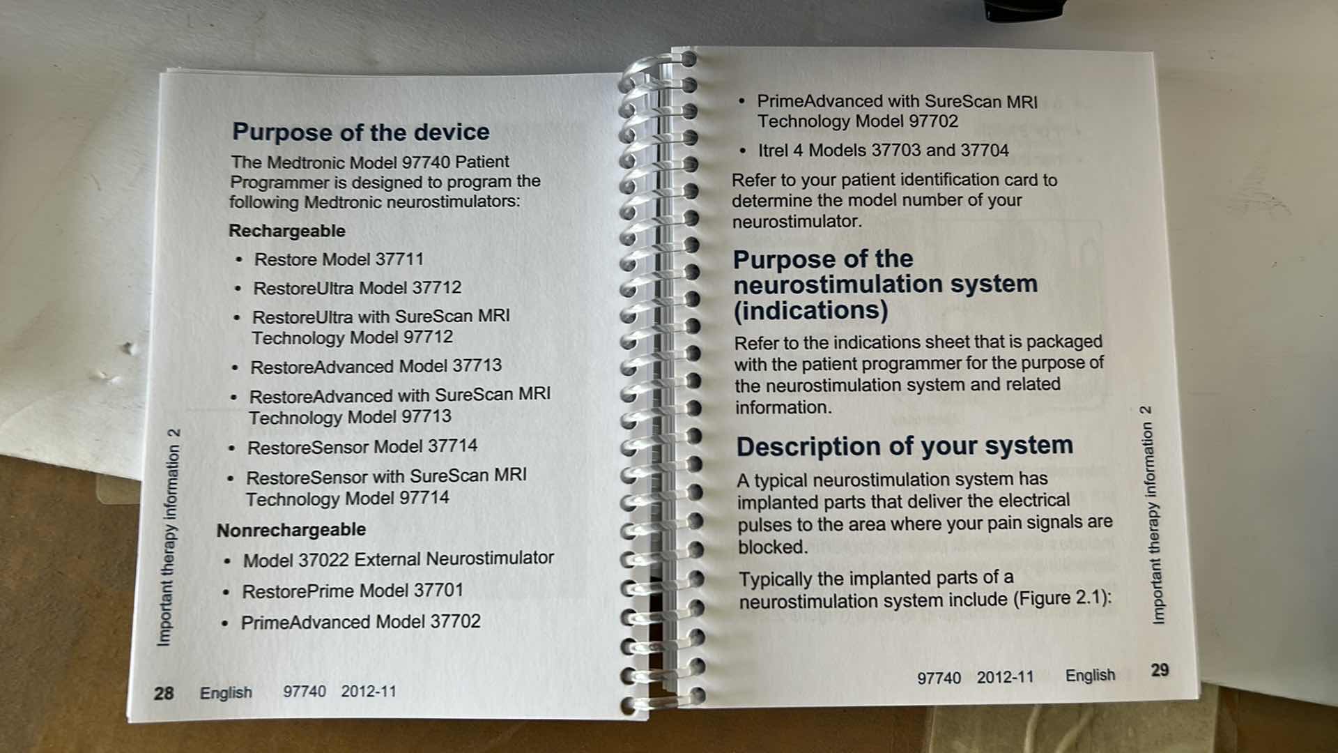 Photo 4 of MEDTRONIC SYSTEM MEDICAL DEVICE