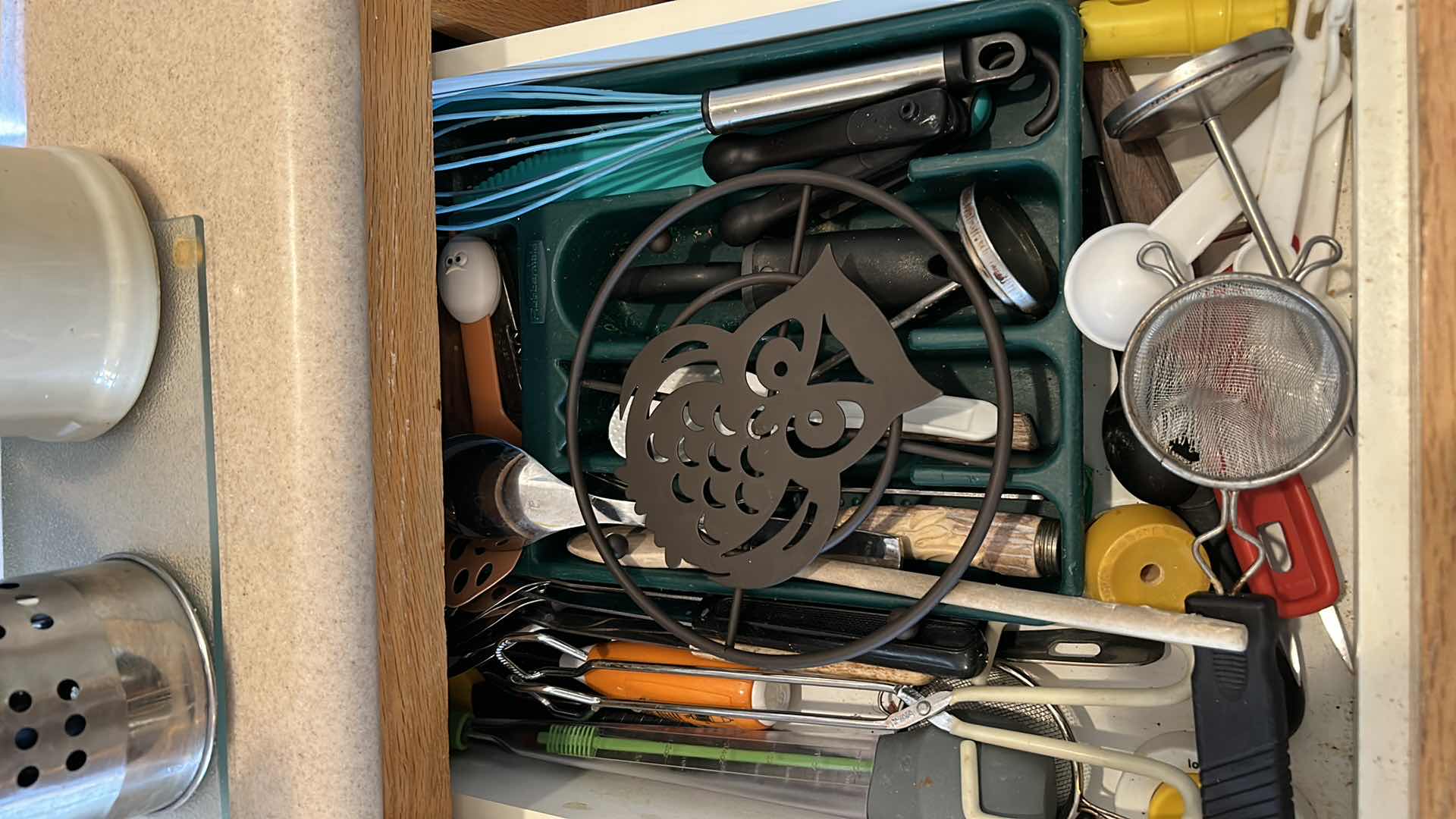 Photo 2 of CONTENTS OF KITCHEN DRAWERS AND TWO CONTAINERS WITH SPATULAS AND MORE