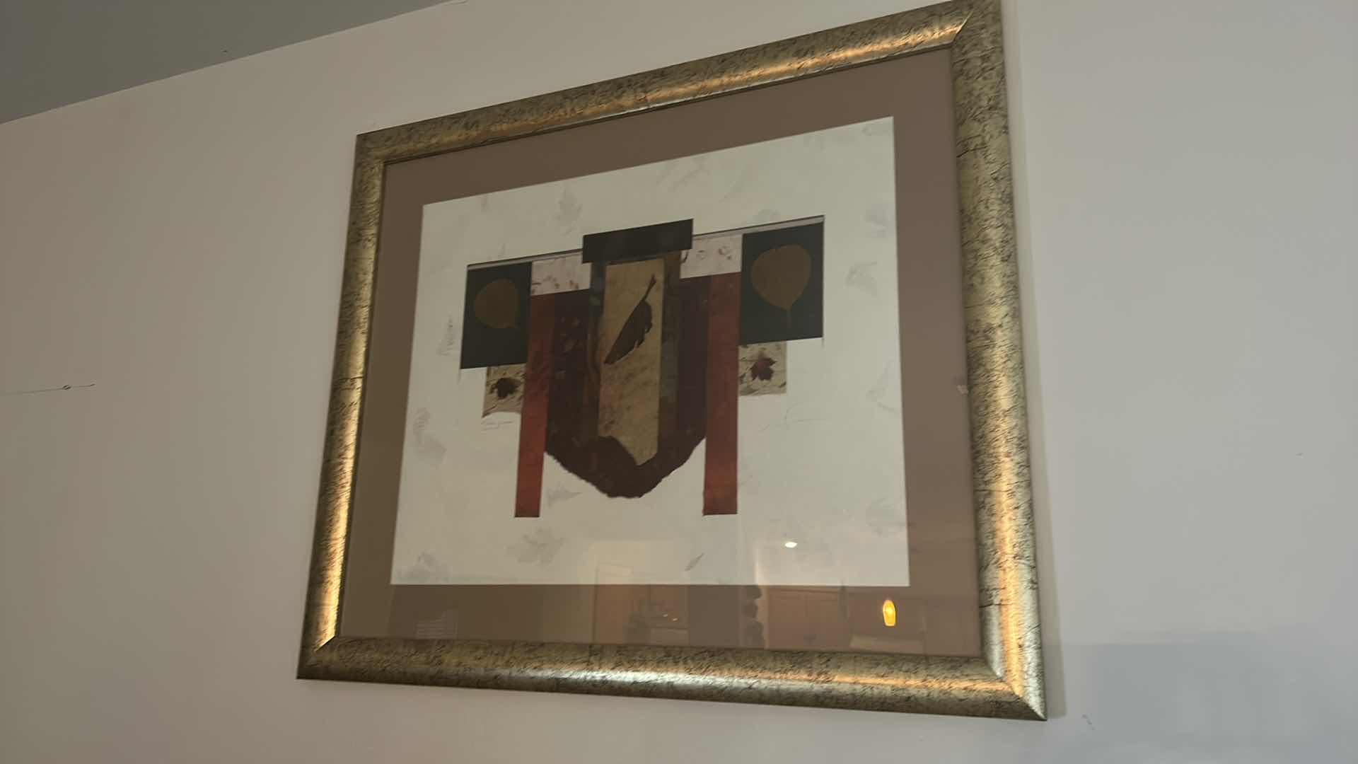 Photo 4 of NATIVE KIMONO FRAMED ARTWORK 38” x 34”