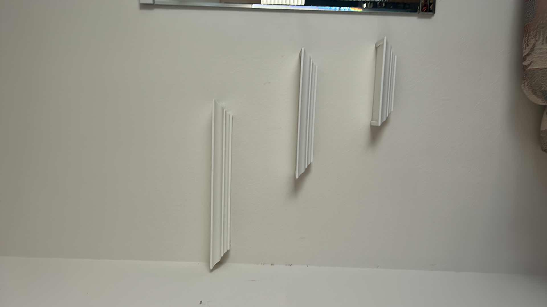Photo 5 of 3 COLLECTIBLE WHITE FLOATING SHELVES (LARGEST 24” x 4”