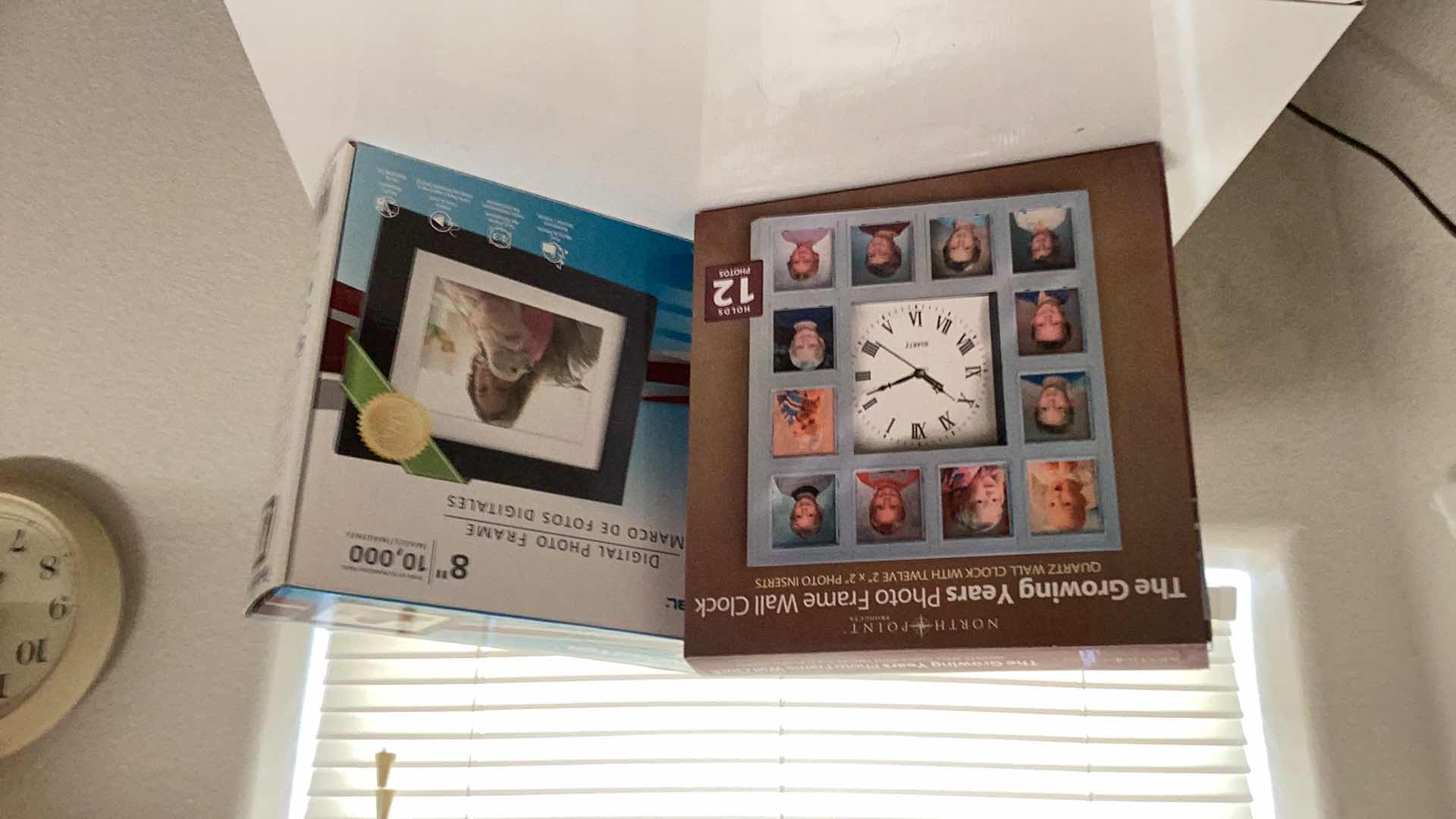 Photo 1 of WALL CLOCK AND DIGITAL  PHOTO FRAME