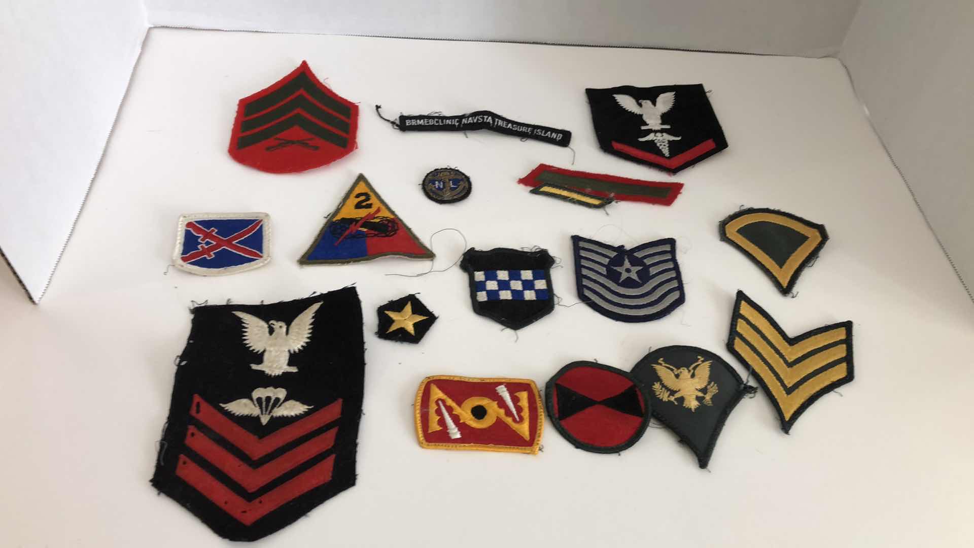 Photo 1 of ARMED FORCES PATCHES