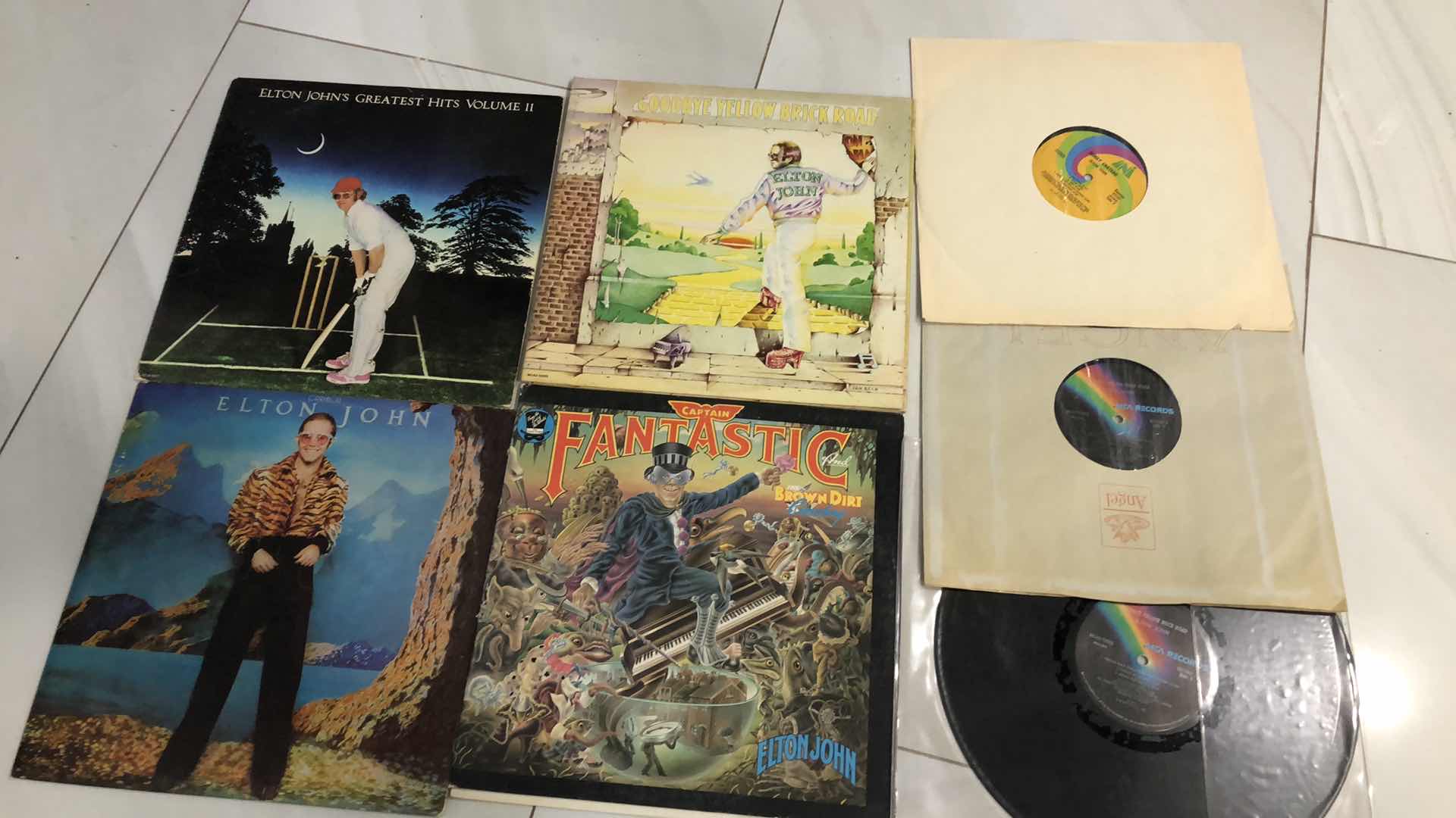 Photo 1 of ELTON JOHN RECORD ALBUMS