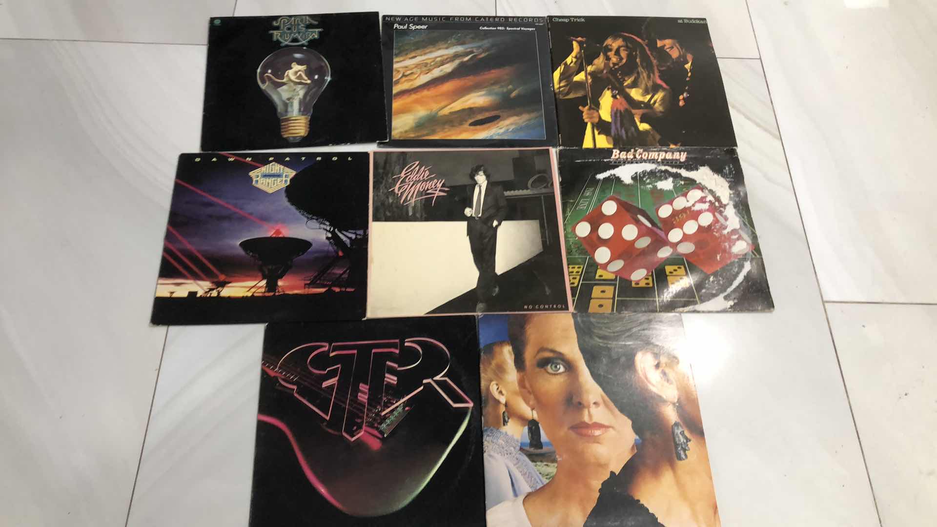 Photo 1 of CLASSIC ROCK RECORD ALBUMS: STYX, BAD COMPANY, NIGHT RANGER, AND CHEAP TRICK