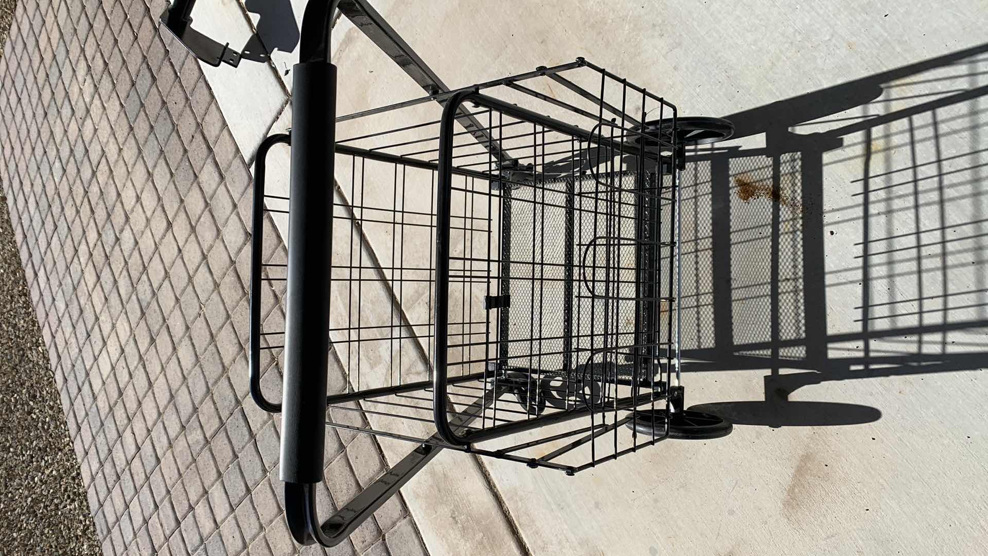 Photo 2 of LIGHTWEIGHT STEEL COLLAPSABLE SHOPPING CART