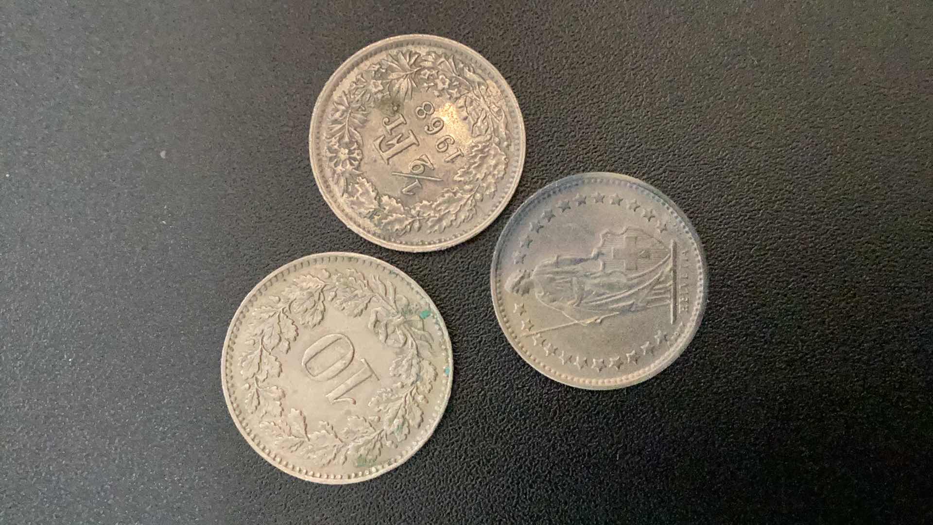 Photo 1 of 3 COLLECTIBLE COINS - SWITZERLAND 1951; 1968, 1969