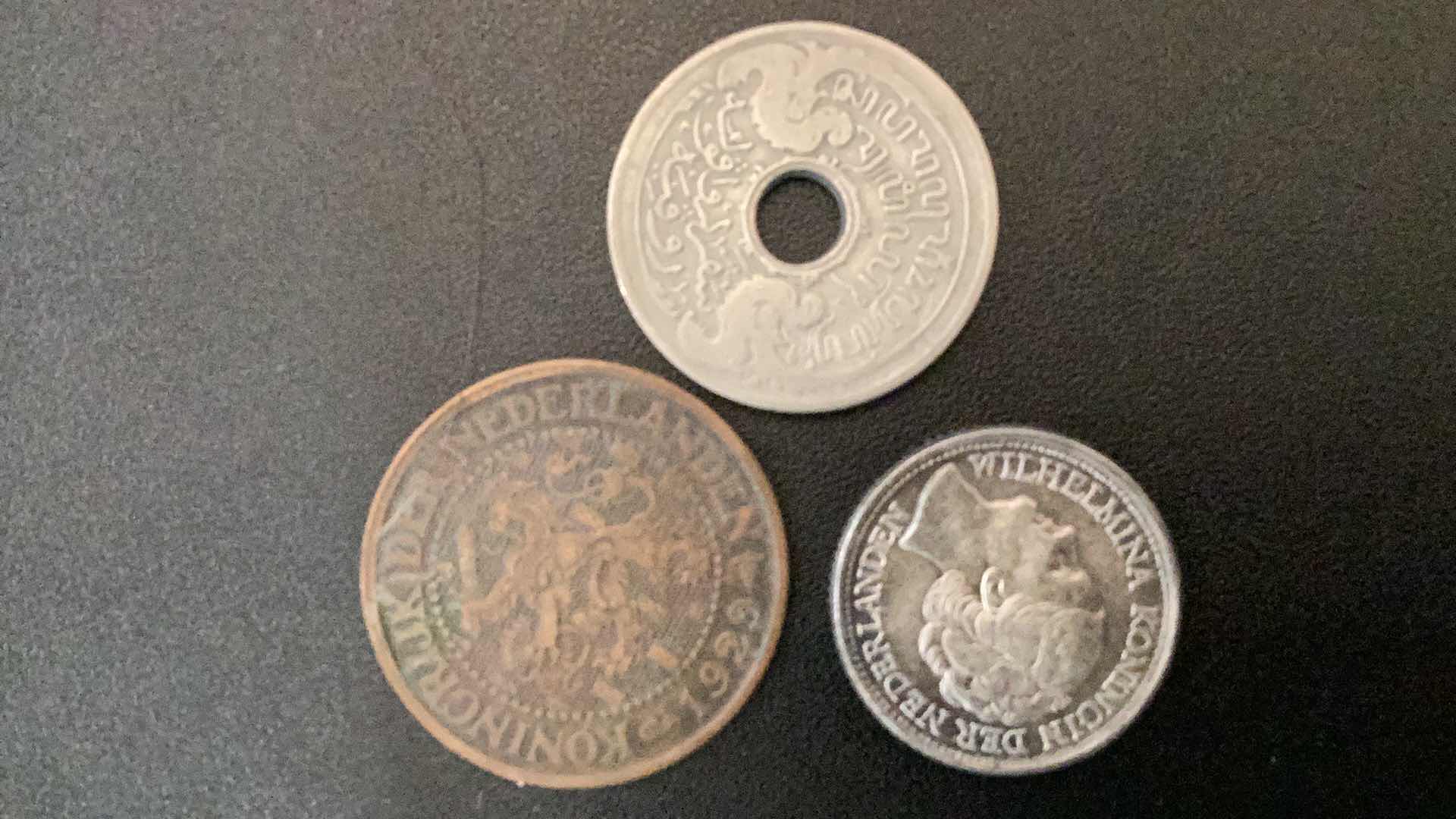 Photo 1 of 3 COLLECTIBLE COINS - NETHERLANDS 1922, 1929, 1943