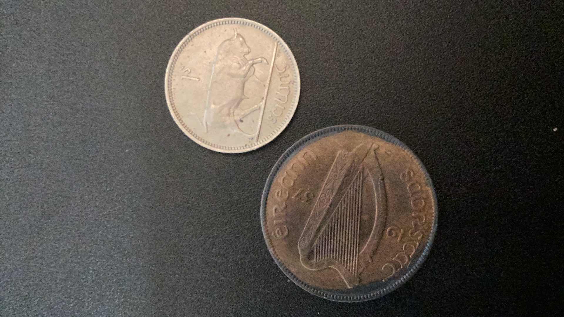 Photo 1 of 2 COLLECTIBLE COINS - IRELAND 1937, 1951