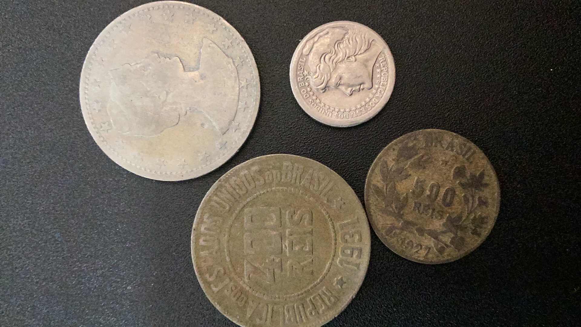 Photo 2 of 4 COLLECTIBLE COINS - BRAZIL 1927, 1931, 1965, 1981