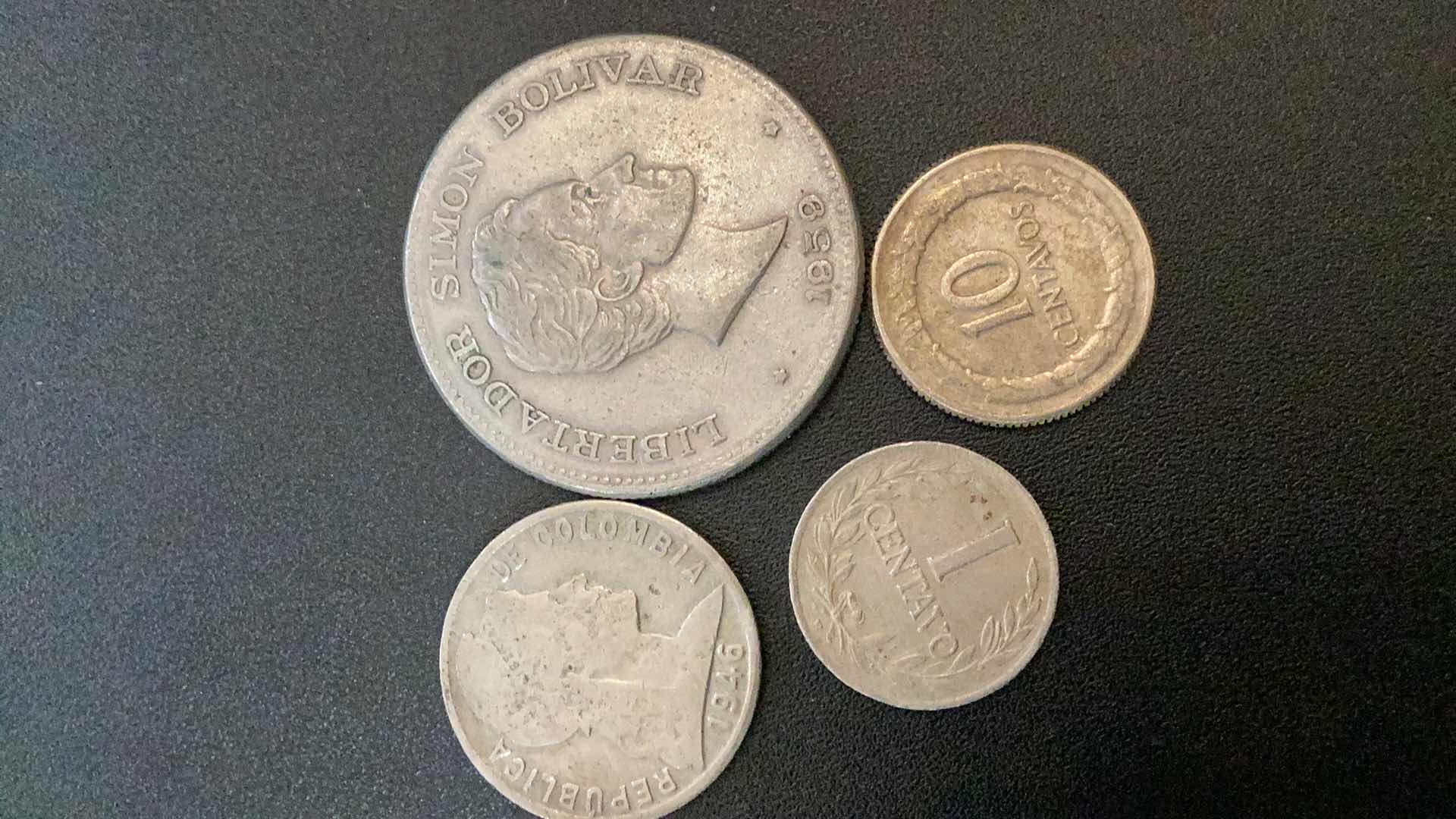 Photo 1 of 4 COLLECTIBLE COINS - COLUMBIA 1946, 1946, 1950, 1959