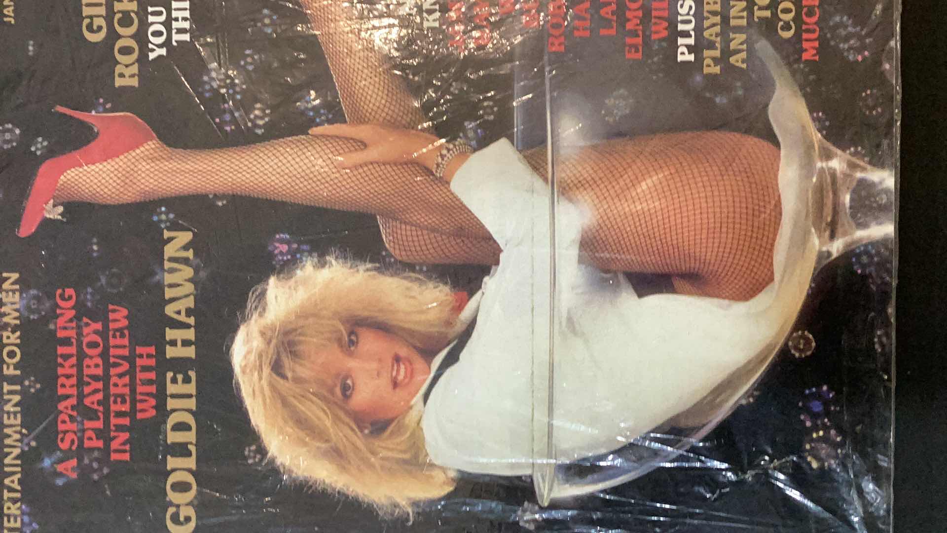 Photo 2 of RARE VINTAGE PLAYBOY MAGAZINE 1985 GOLDIE HAWN