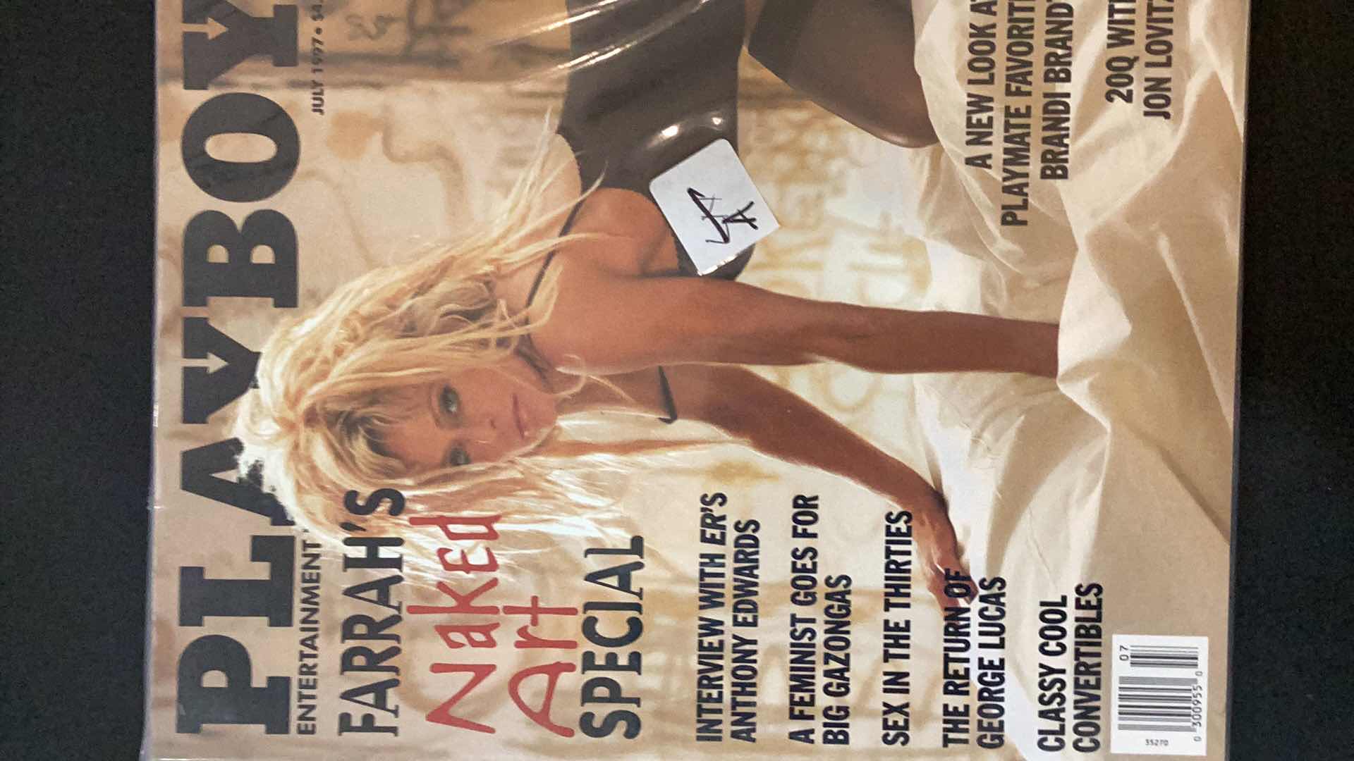 Photo 1 of RARE PLAYBOY MAGAZINE 1997 FARRAH FAWCETT