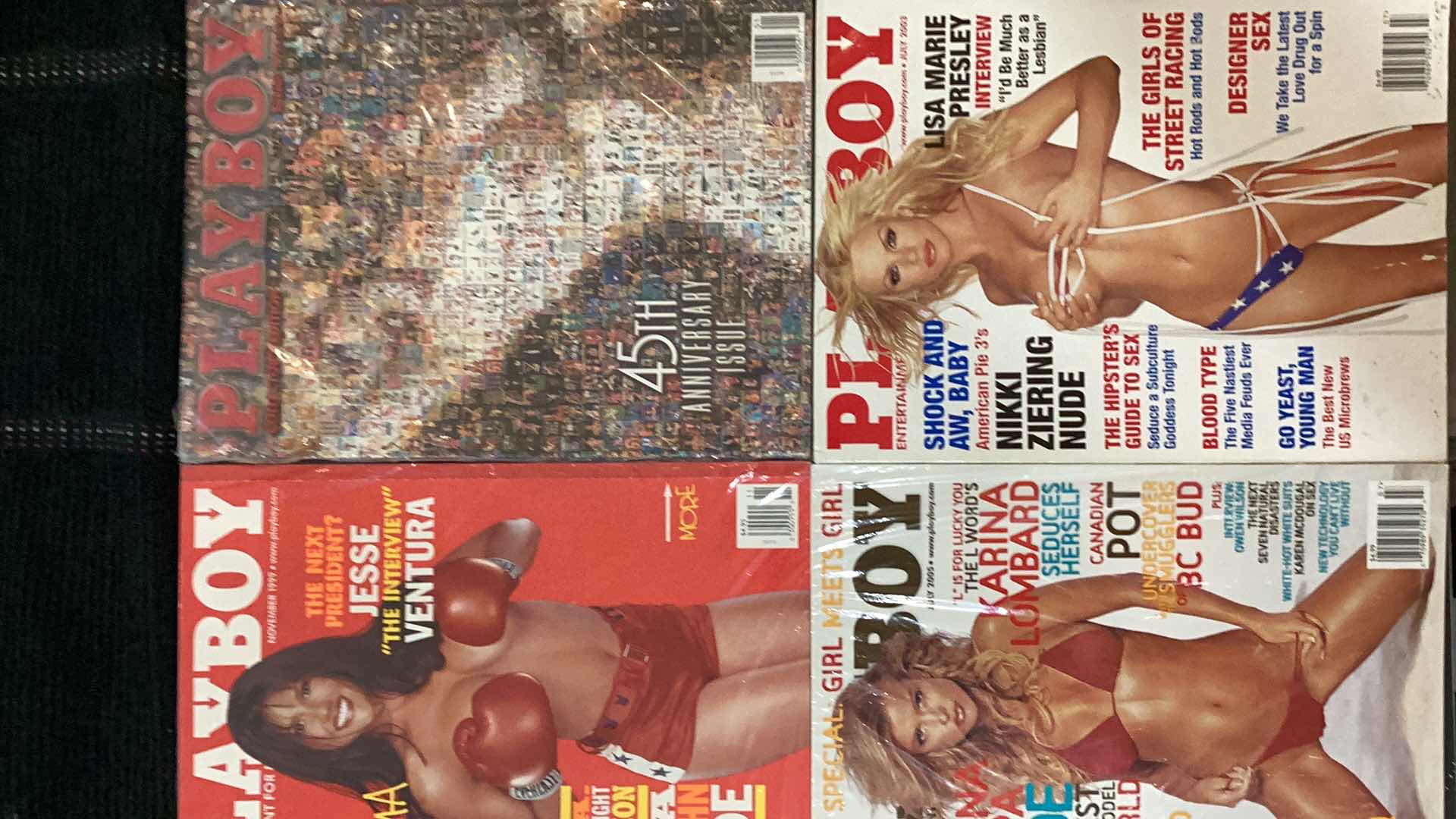 Photo 1 of 4 PLAYBOY MAGAZINES