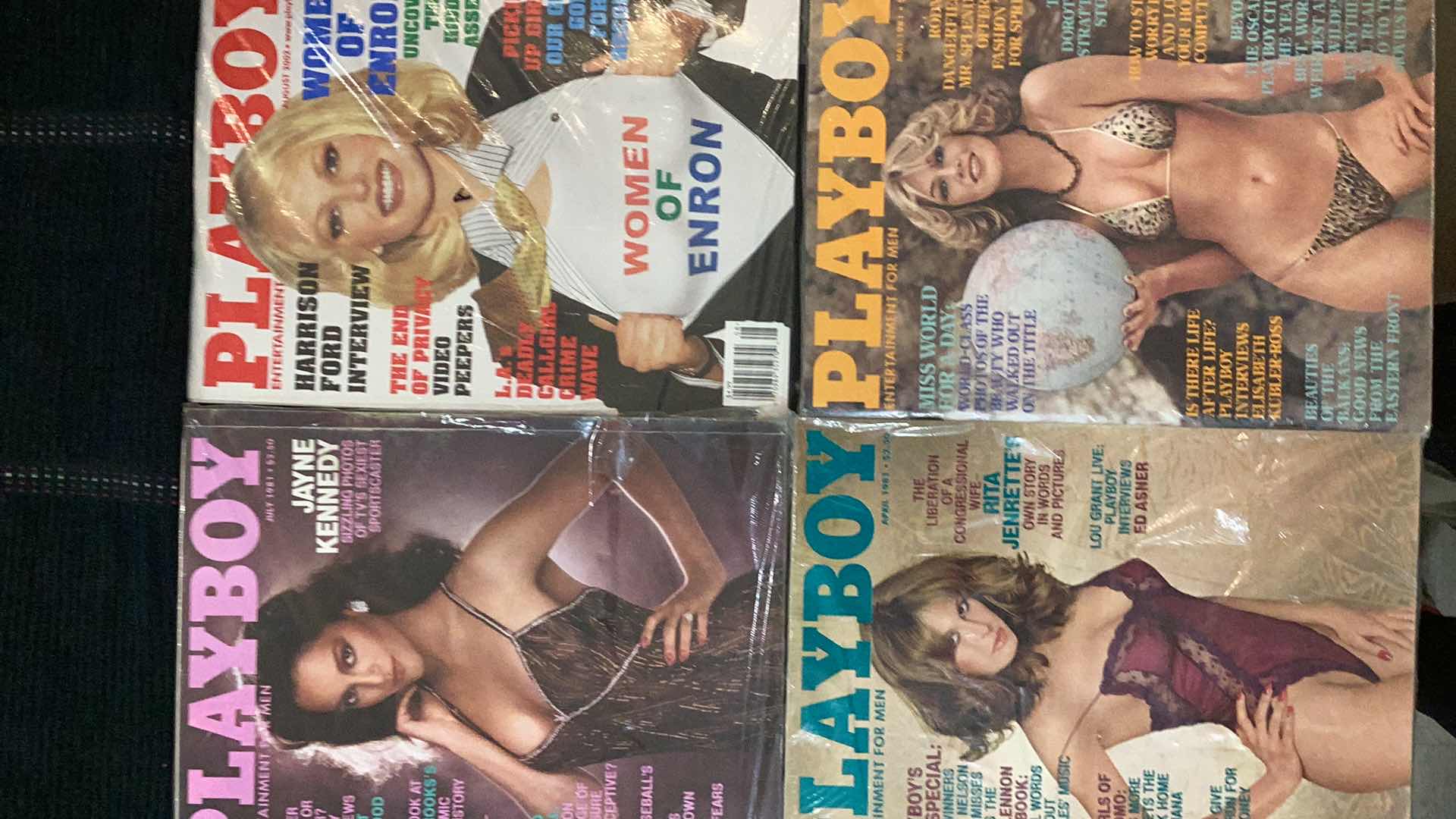 Photo 1 of 4 PLAYBOY MAGAZINES