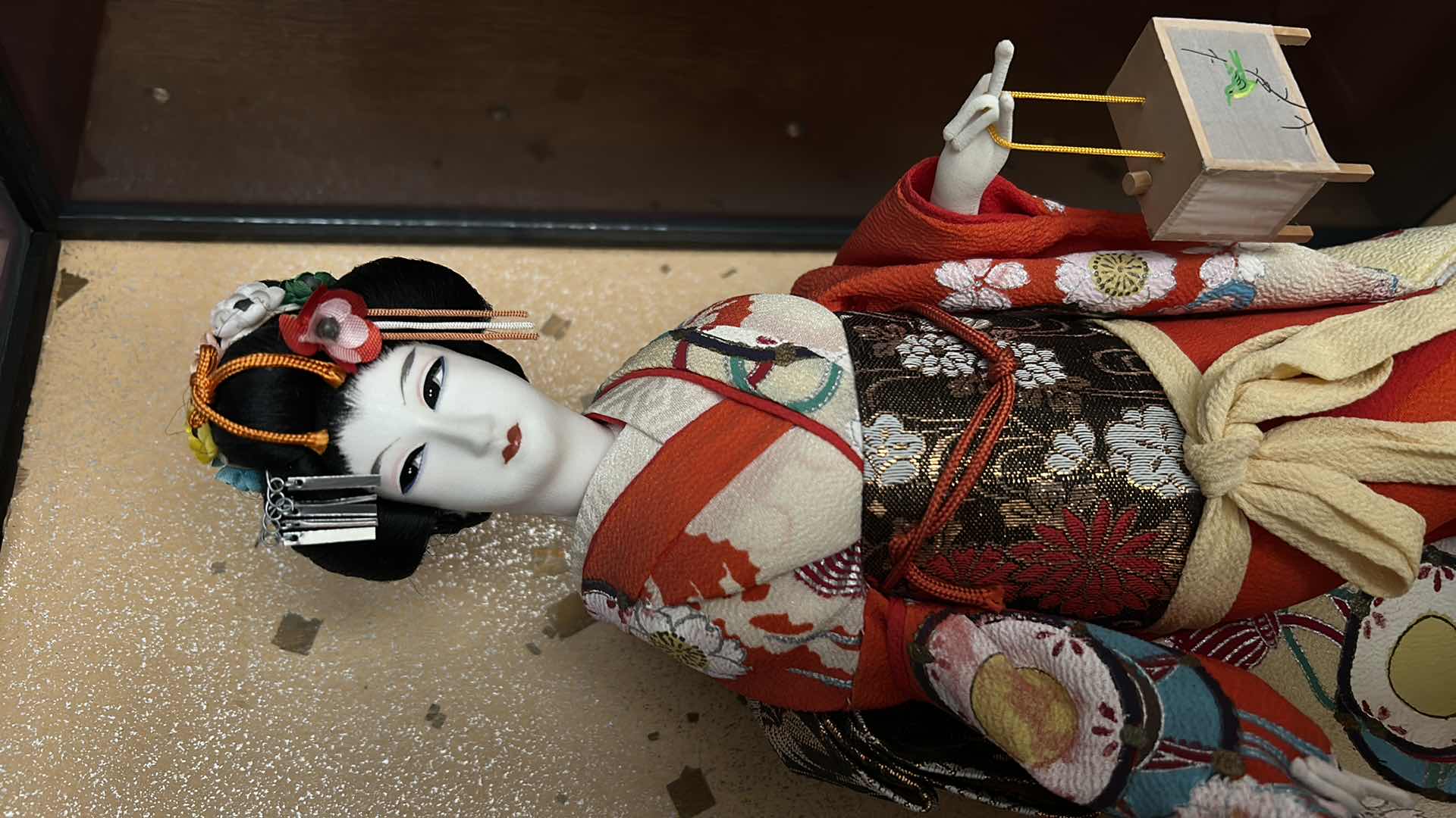 Photo 2 of NISHI GEISHA DOLL MADE IN JAPAN HEIGHT IN BOX 21”