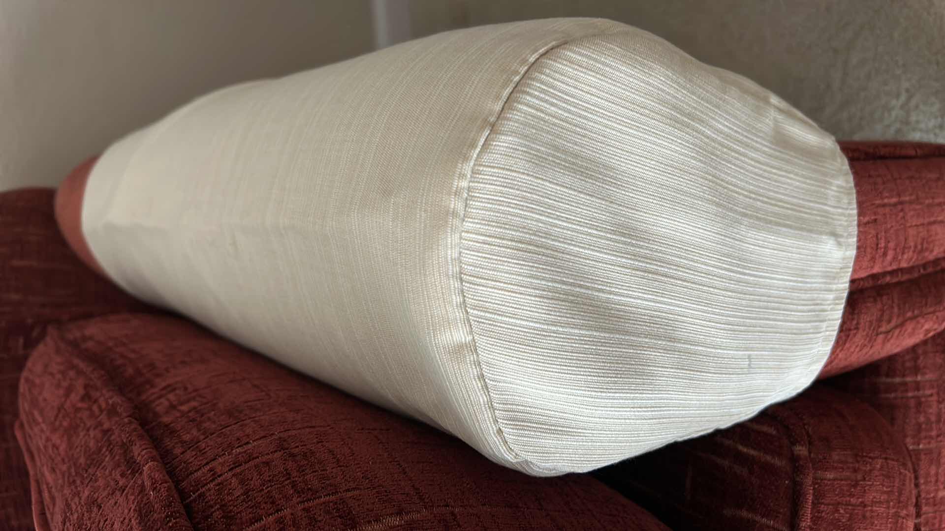 Photo 5 of ETHAN ALLEN SOFA, PILLOWS AND IVORY SUNBRELLA WASHABLE SLIPCOVERS FROM CALICO CORNER WITH ADDITIONAL THROW PILLOWS 7’6”