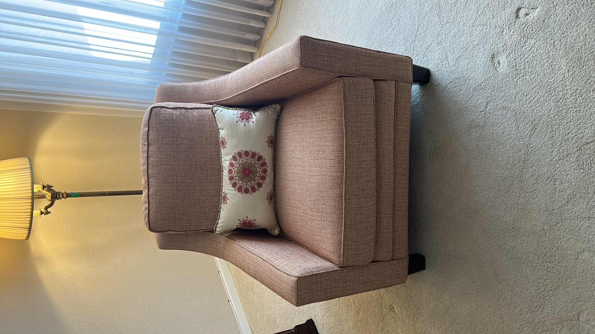 Photo 8 of CUSTOM CHAIR CALICO CORNERS WITH PILLOW AND ARM PROTECTORS