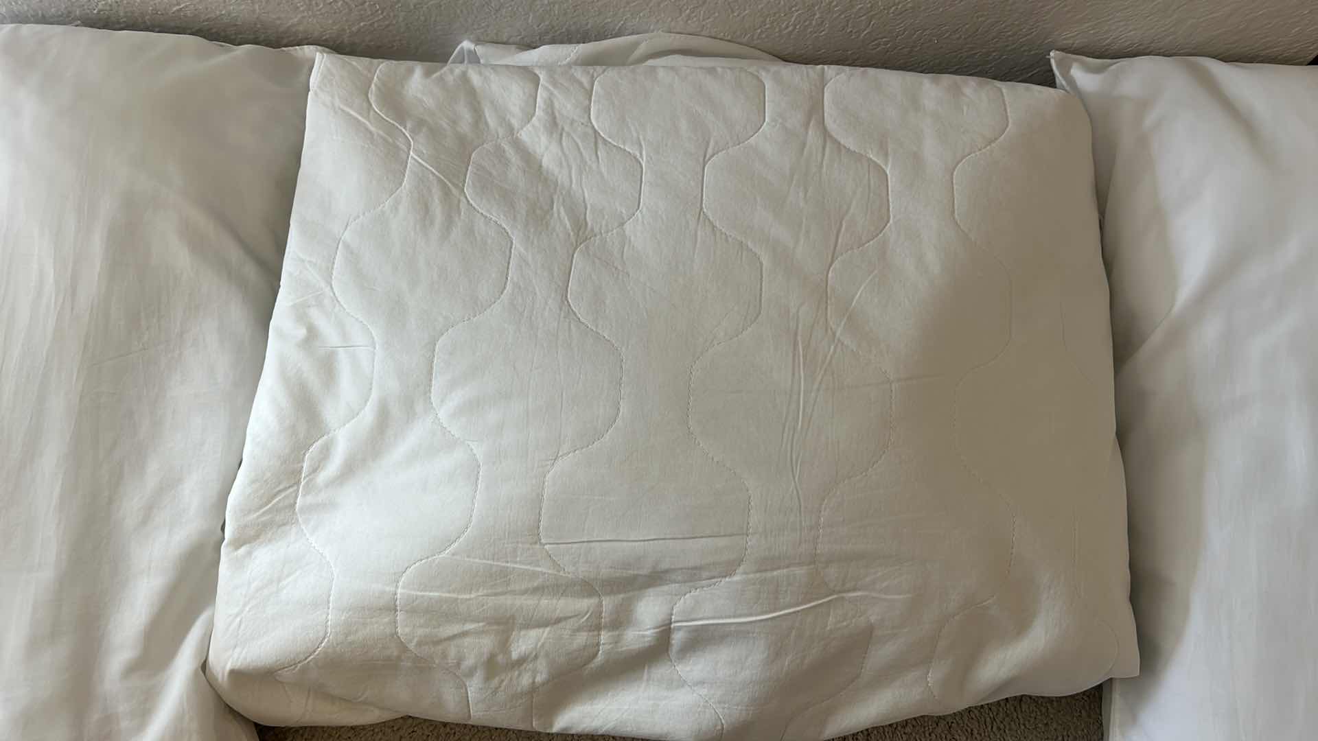 Photo 3 of 2 REG PILLOWS AND QUEEN WATERPROOF MATTRESS COVER