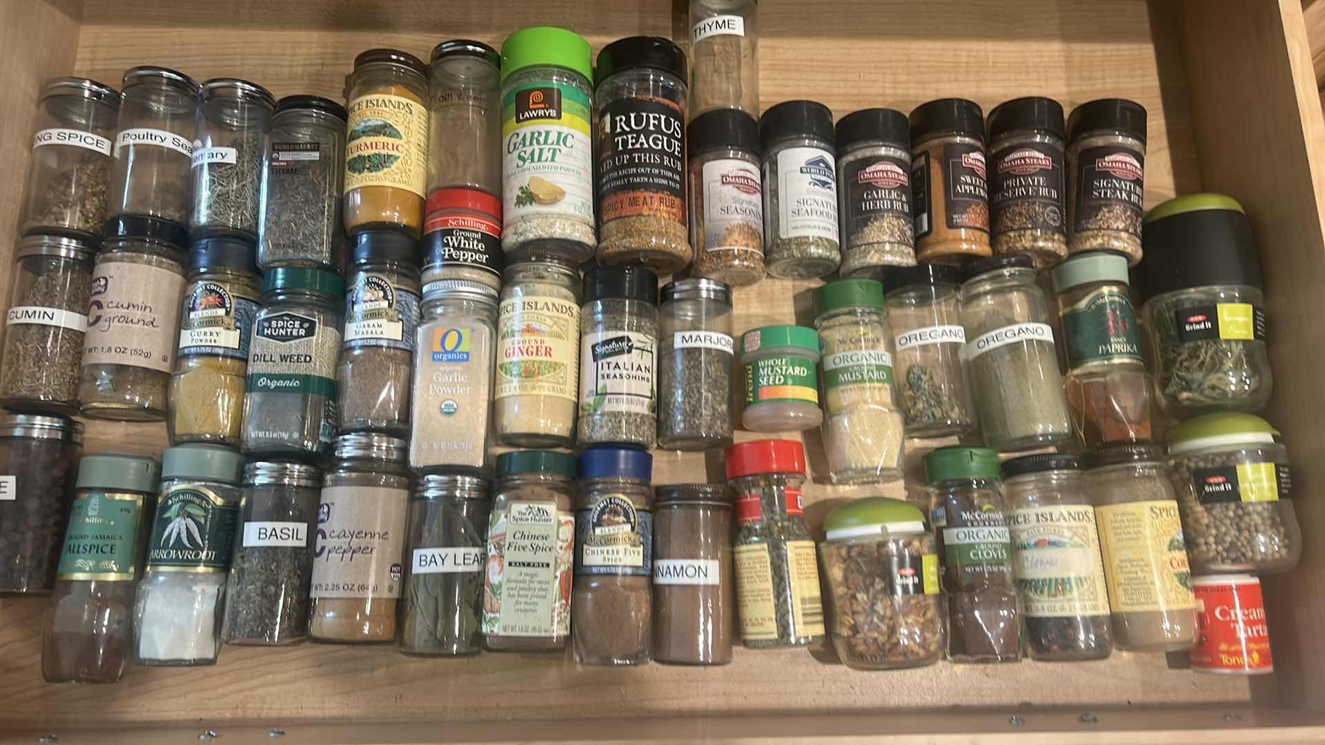 Photo 1 of CONTENTS OF KITCHEN CABINET SPICES