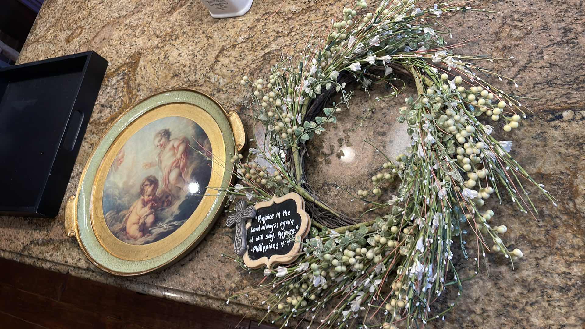 Photo 4 of ANGEL DECOR AND WREATH