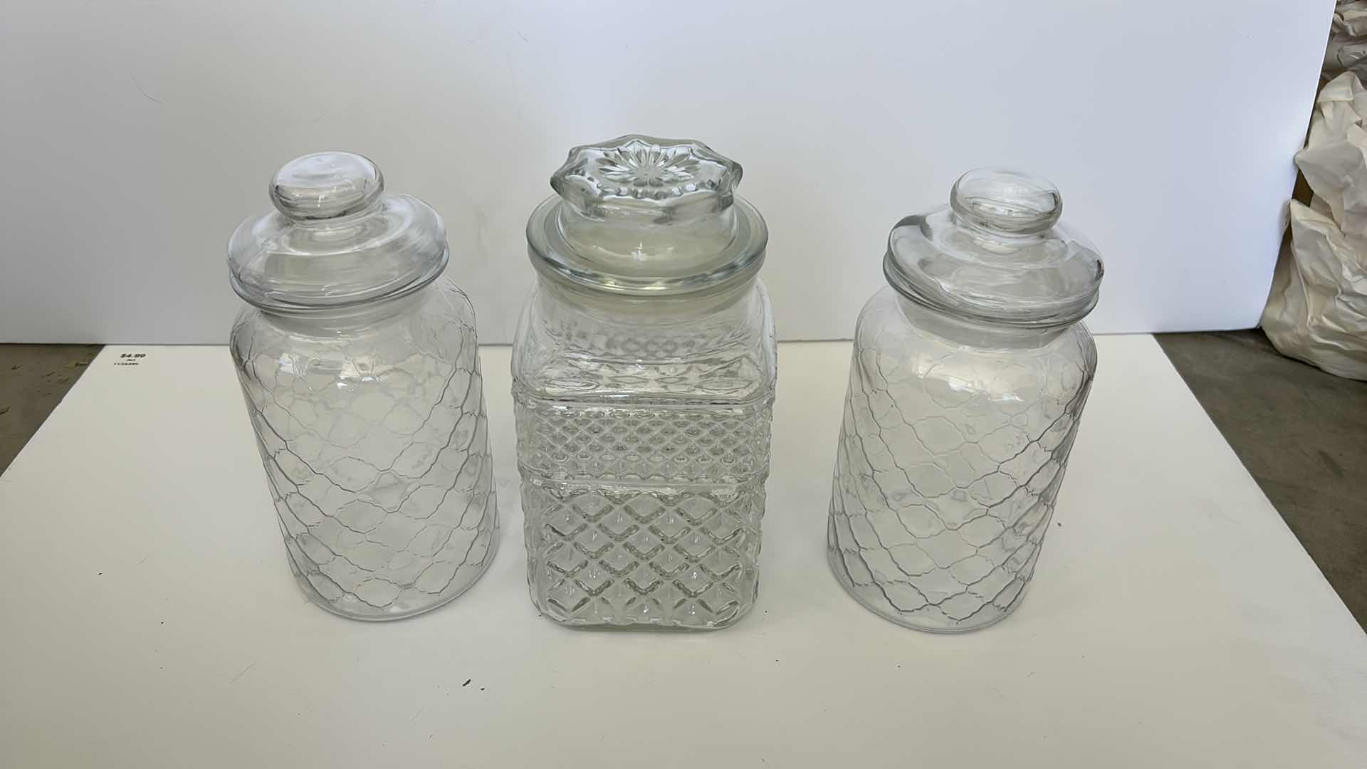 Photo 3 of GLASS CANISTER ASSORTMENT