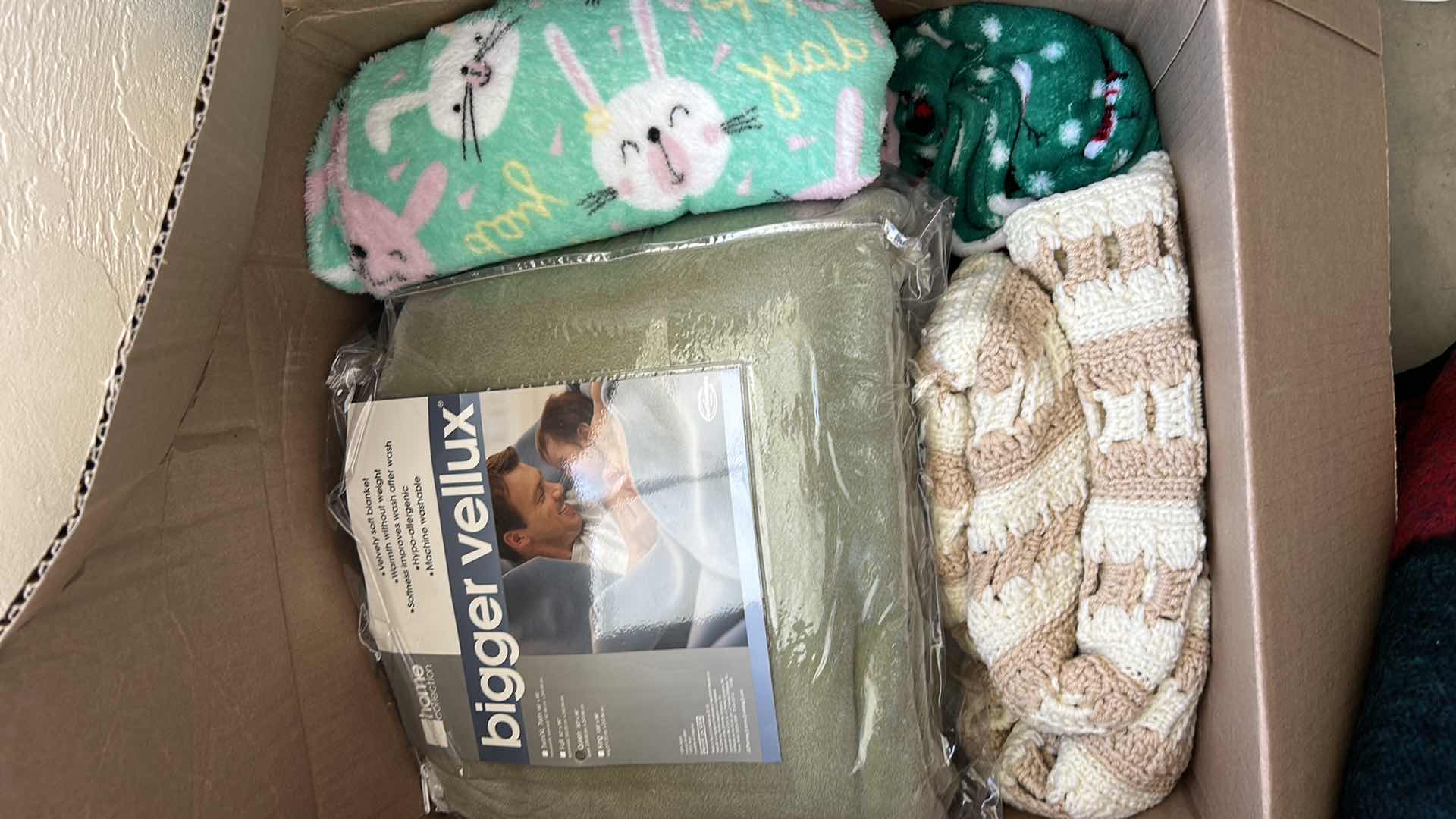 Photo 3 of BOX OF BLANKETS