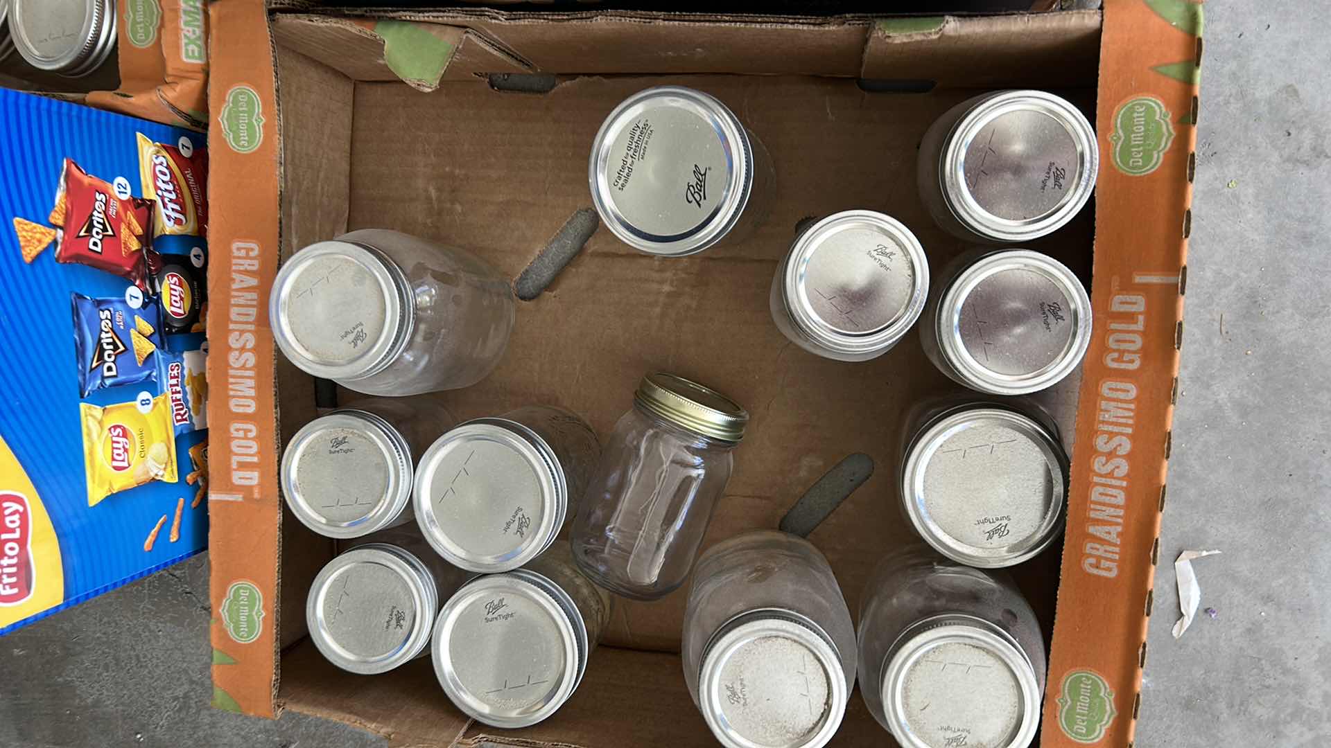 Photo 2 of 4-BOXES GLASS CANNING JARS