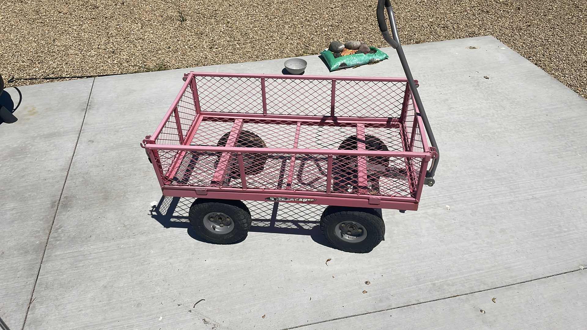 Photo 2 of PINK GORILLA CART WAGON 38”x21”x21”H