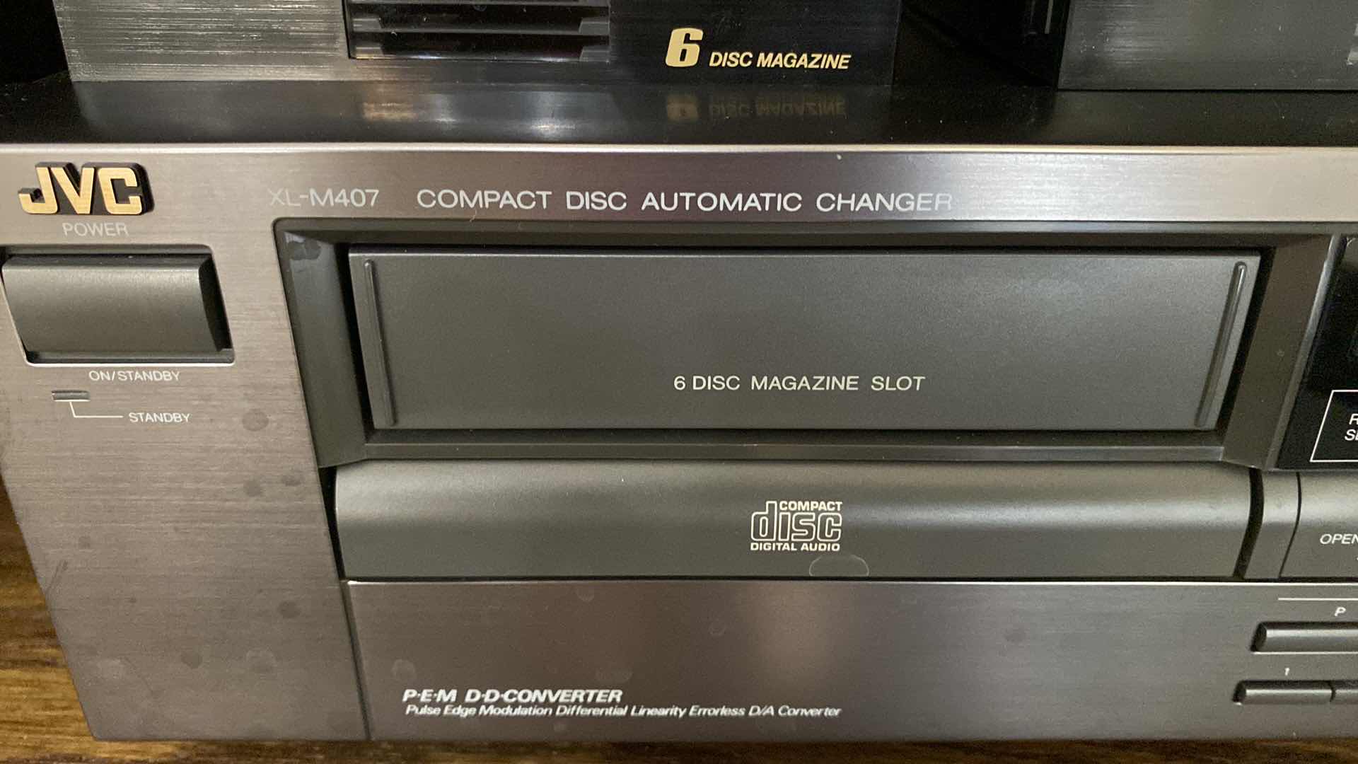 Photo 2 of JVC COMPACT DISC PLAYER WITH 2 MAGAZINES AND REMOTE