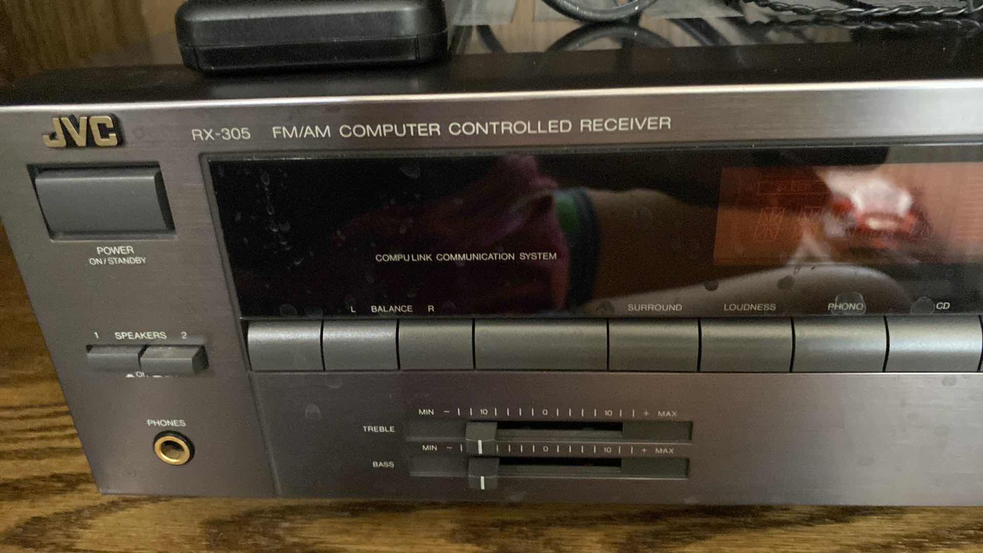 Photo 3 of JVC COMPUTER CONTROLLED RECEIVER WITH REMOTE