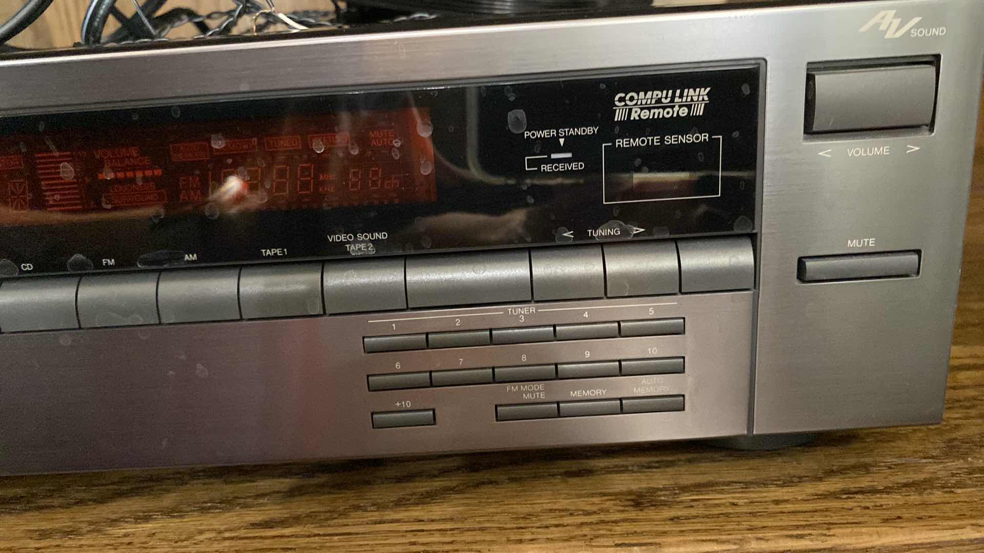 Photo 4 of JVC COMPUTER CONTROLLED RECEIVER WITH REMOTE