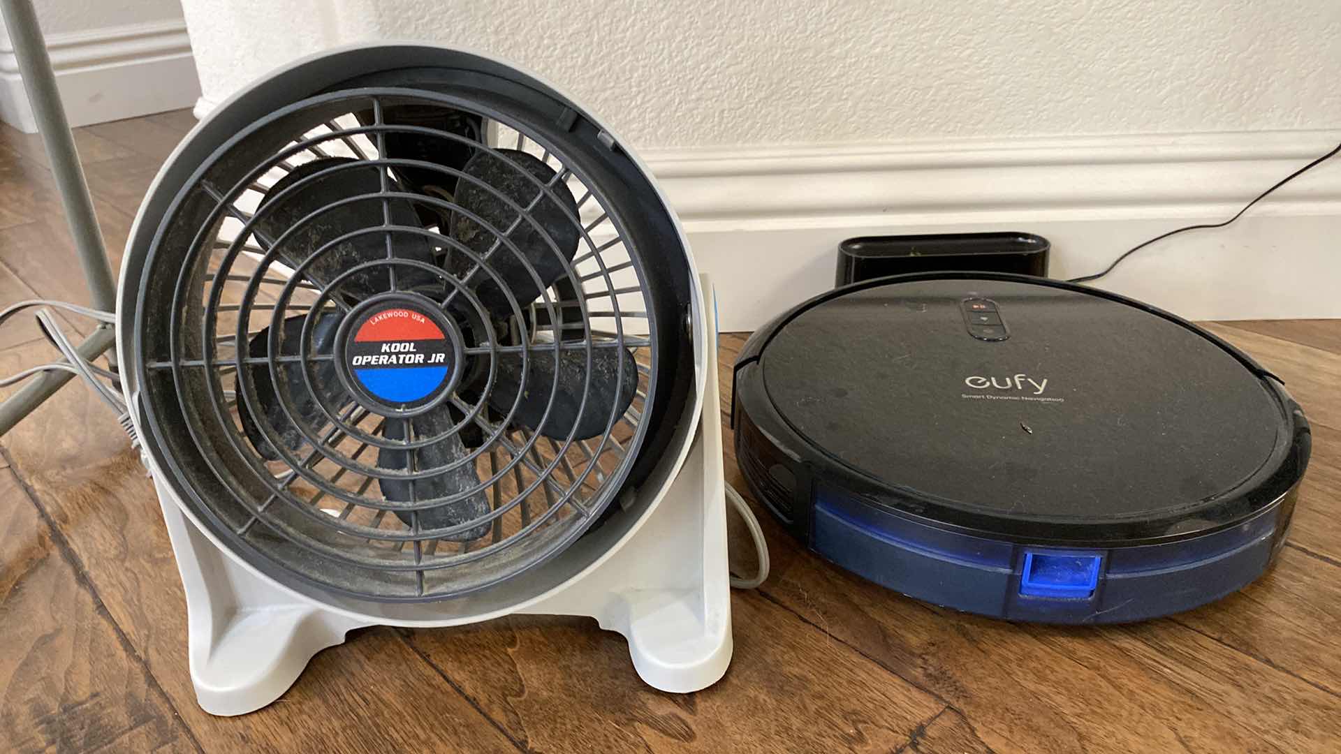 Photo 1 of KOOL OPERATOR FAN AND EUFY FLOOR ROBOT CLEANER