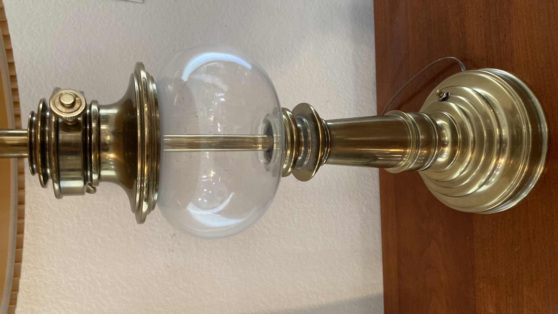 Photo 3 of BRASS TABLE LAMP H33”