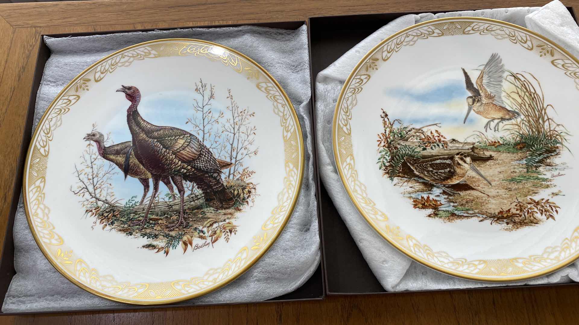 Photo 8 of 8-BOEHM PORCELAIN COLLECTOR PLATES 10.5”