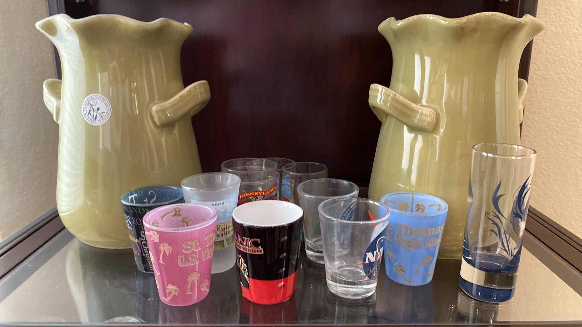 Photo 5 of CONTENTS OF CABINET DINING ROOM -COFFEE MUGS, CERAMICS SHOTGLASSES AND MORE